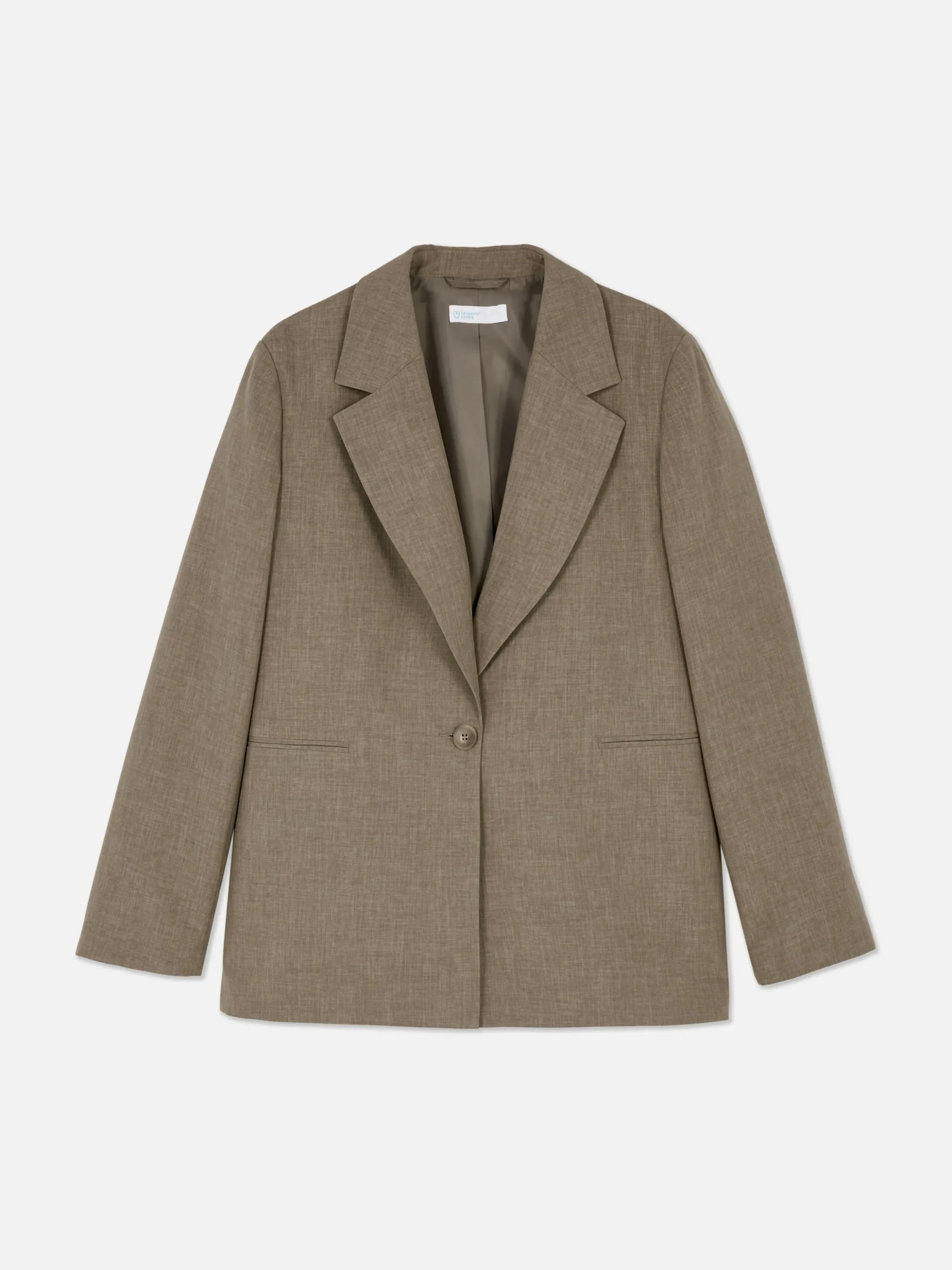 Single-Breasted Oversized Blazer