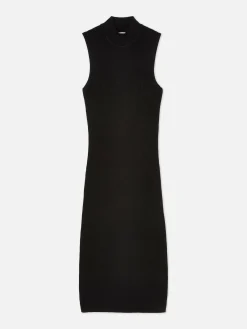 Sleeveless Midi Knit Dress