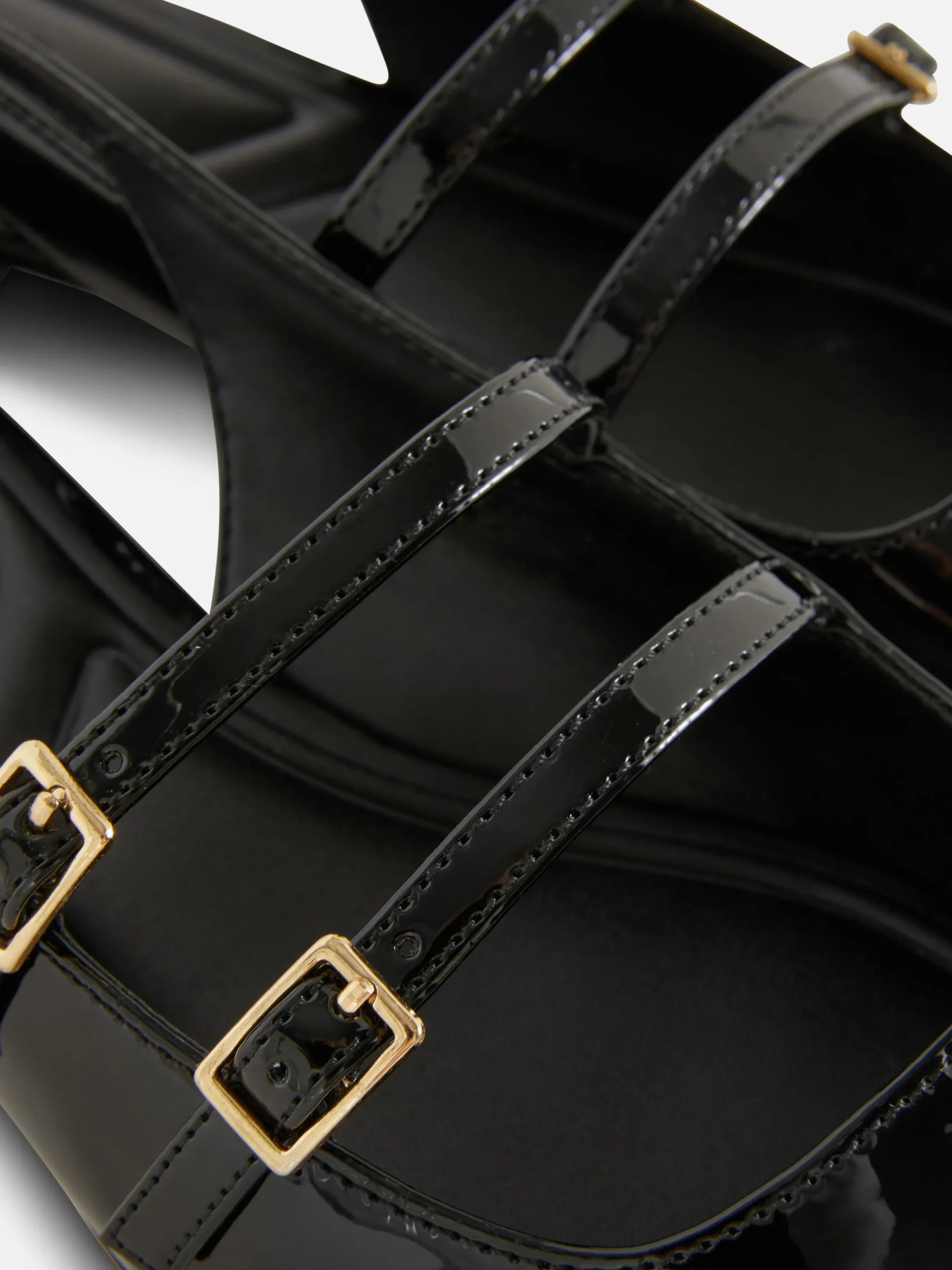 Slingback Double Strap Mary Janes