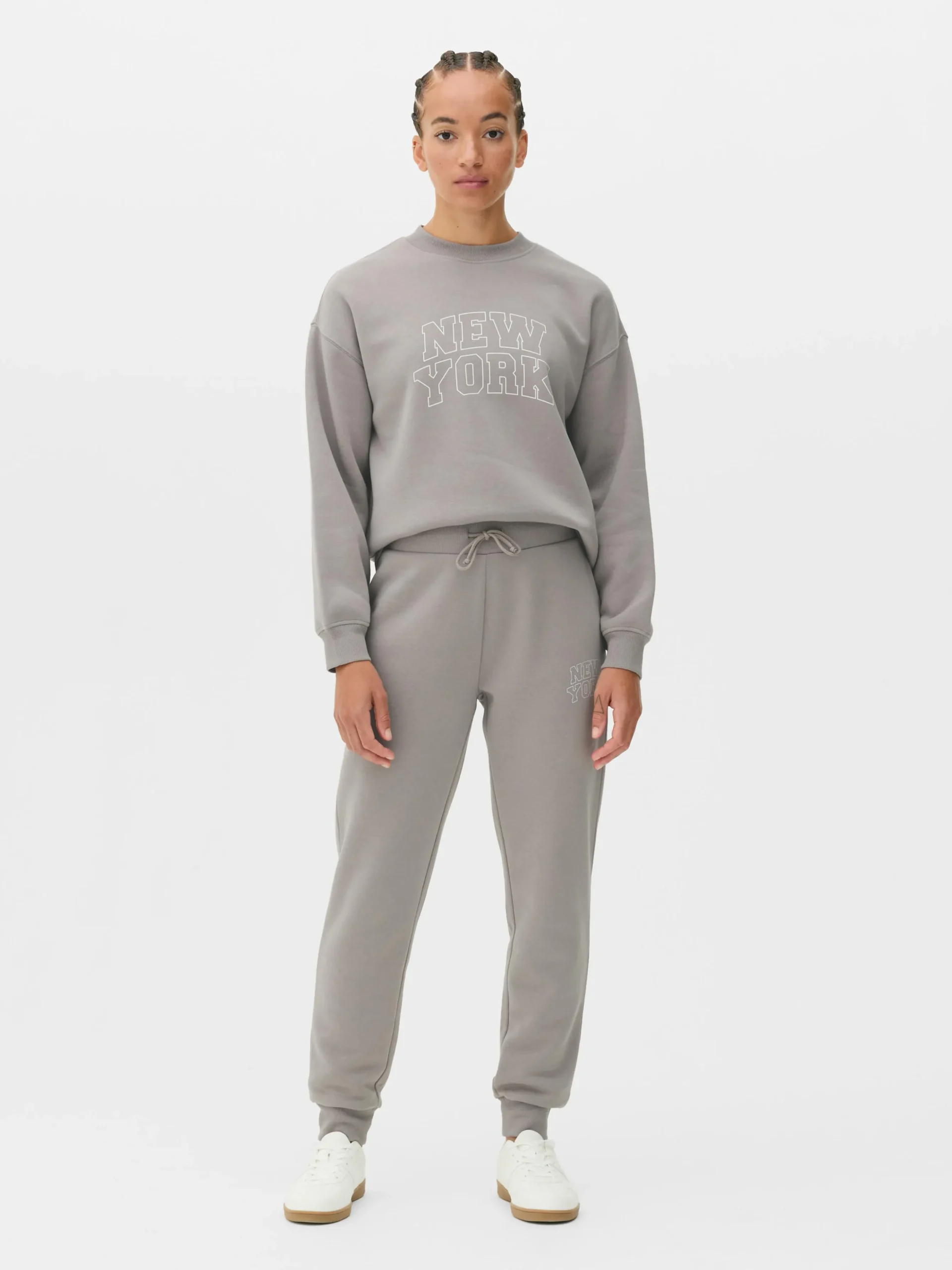 Slogan Crew Neck Sweatshirt
