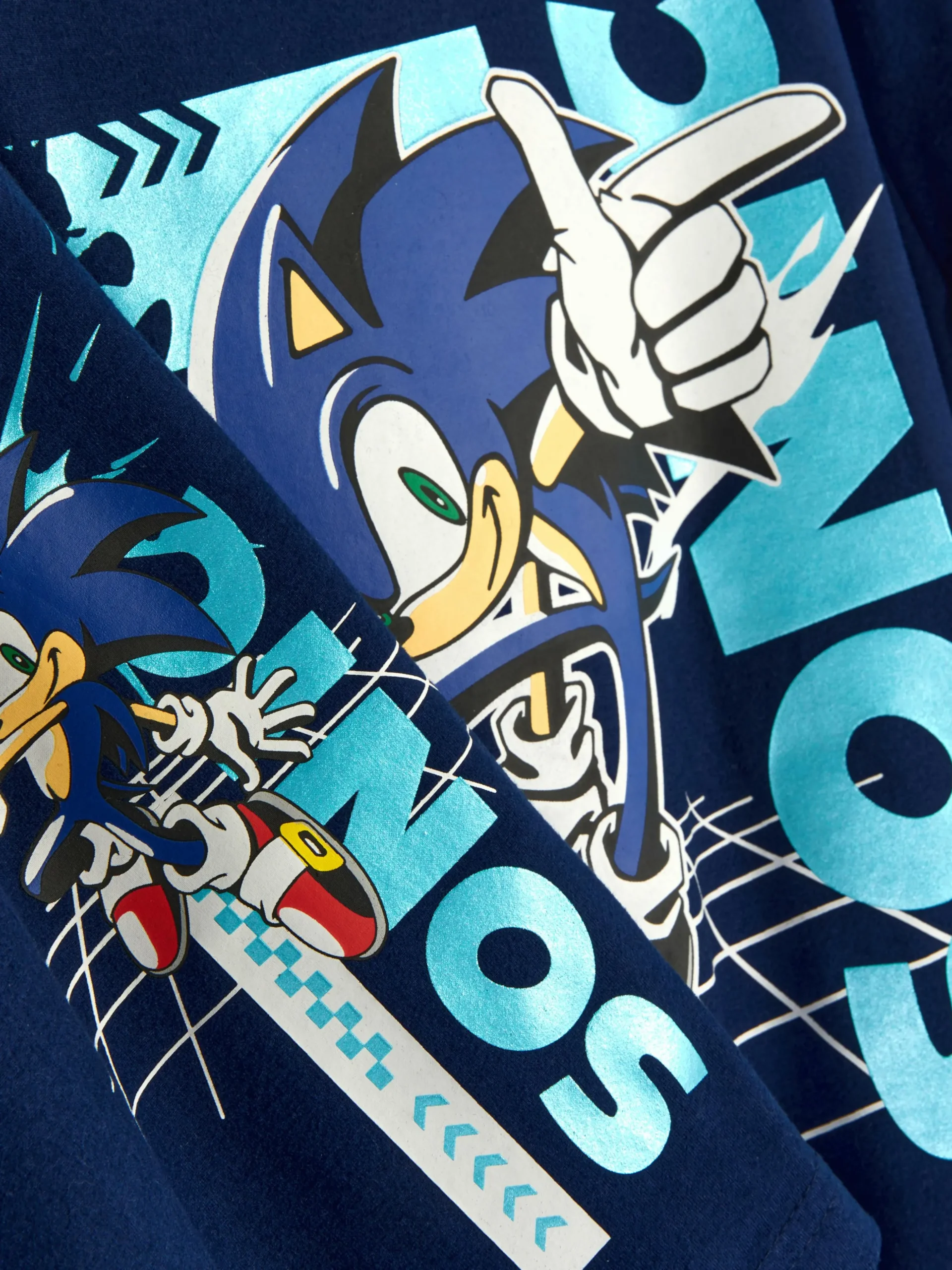 Sonic The Hedgehog T-Shirt And Shorts Pajama Set