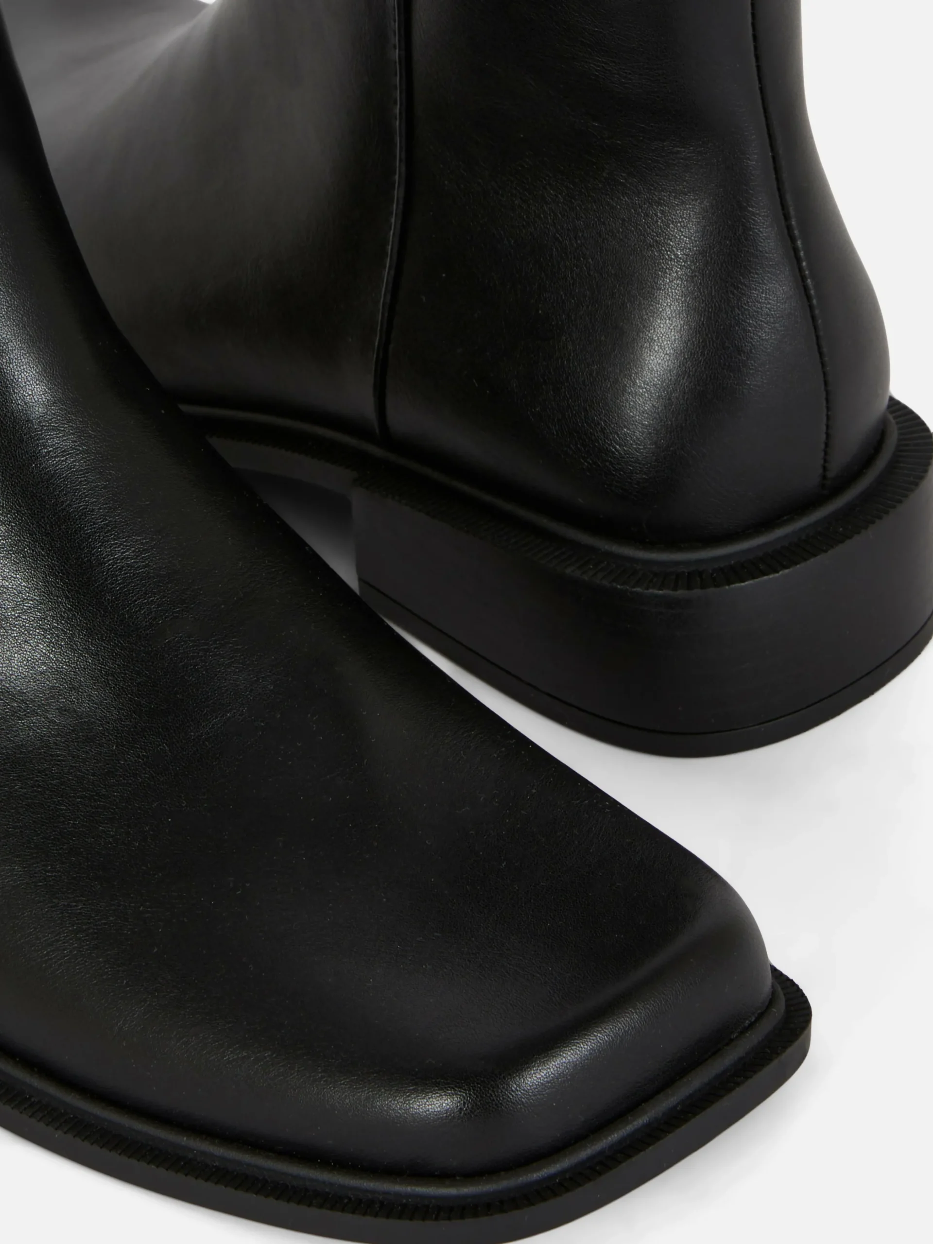 Square Toe Ankle Boots