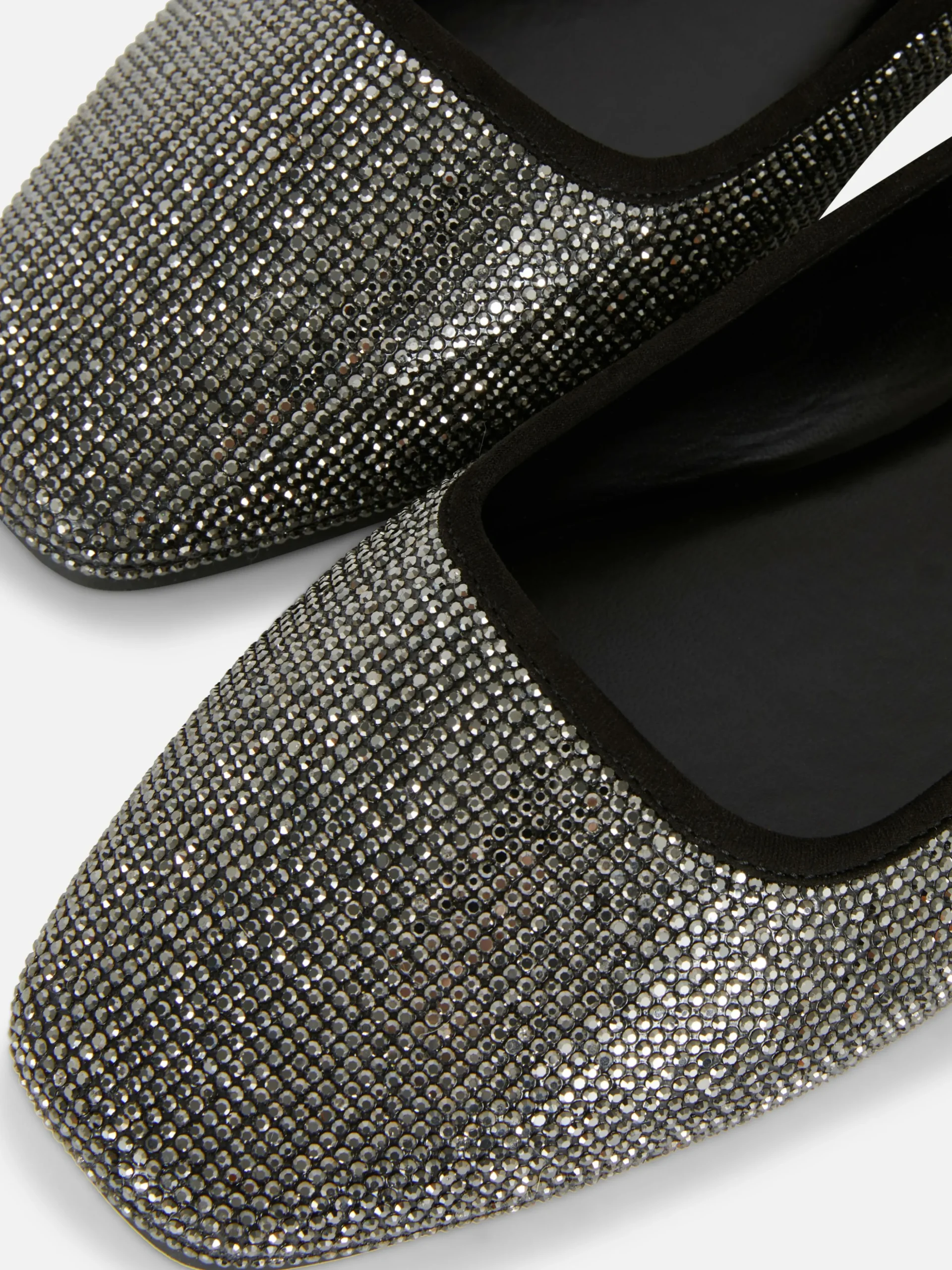Square Toe Studded Slip-Ons