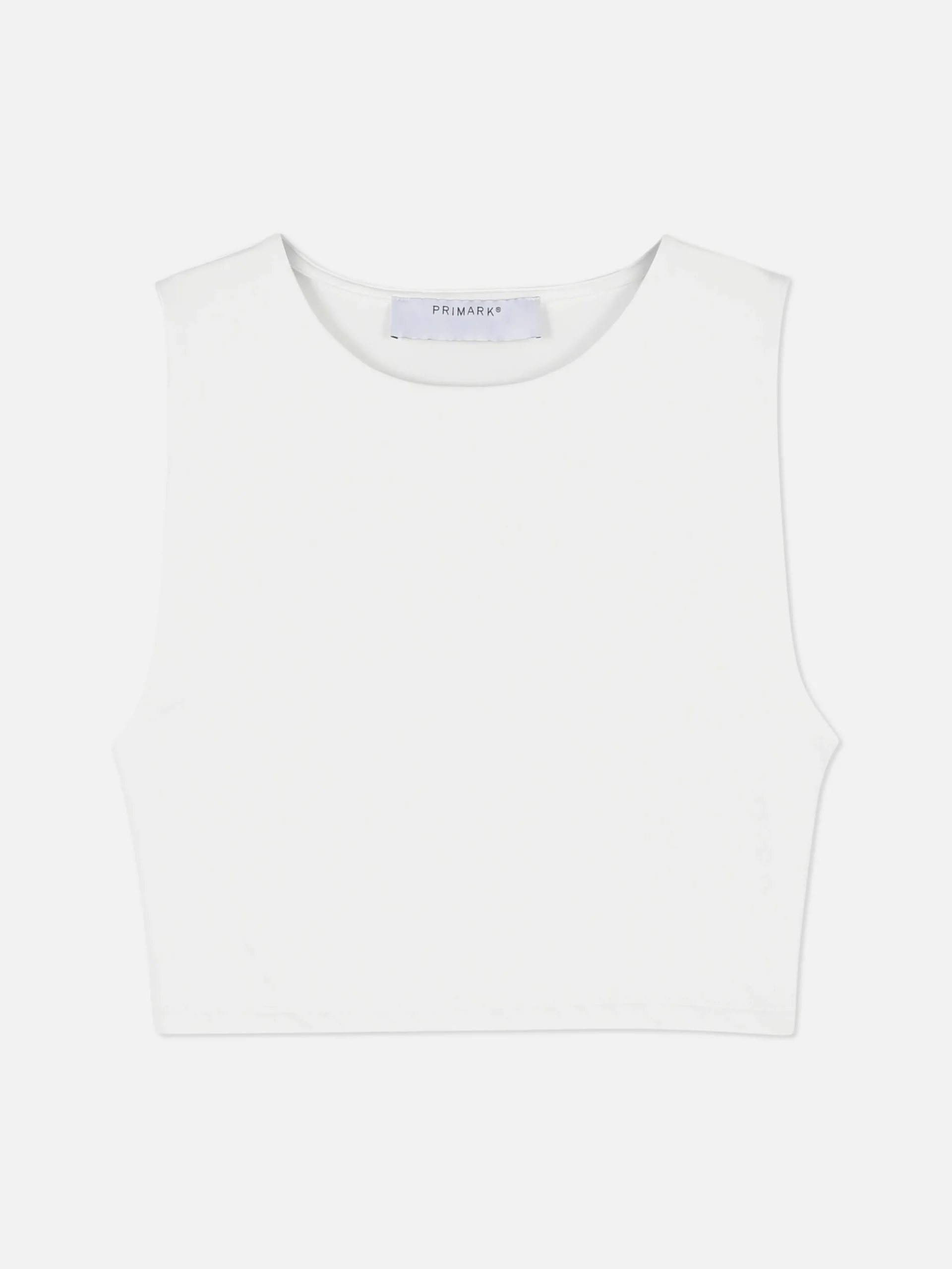 Stretch Cropped Racerback Tank