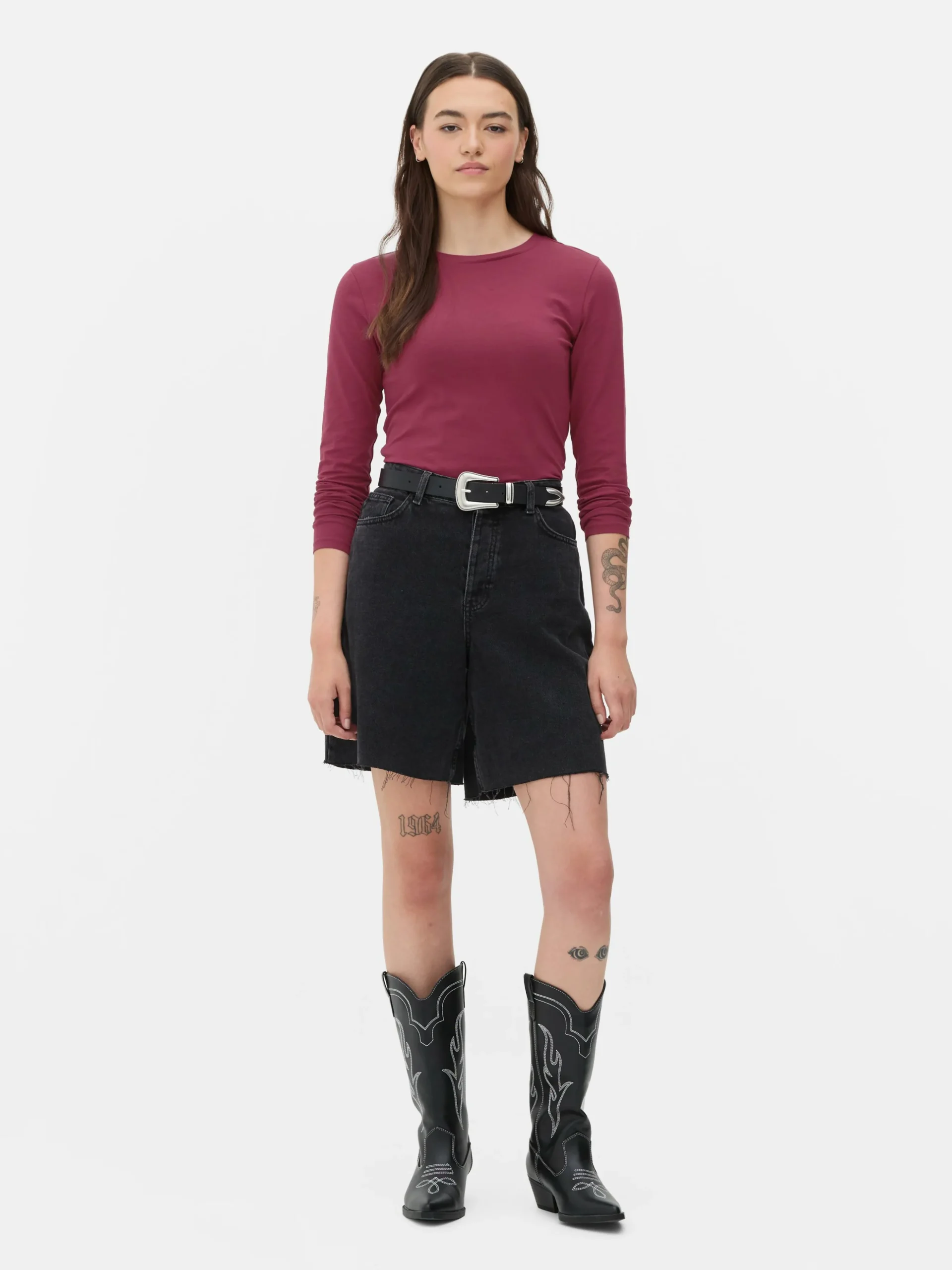 Stretch Jersey Long Sleeve Top