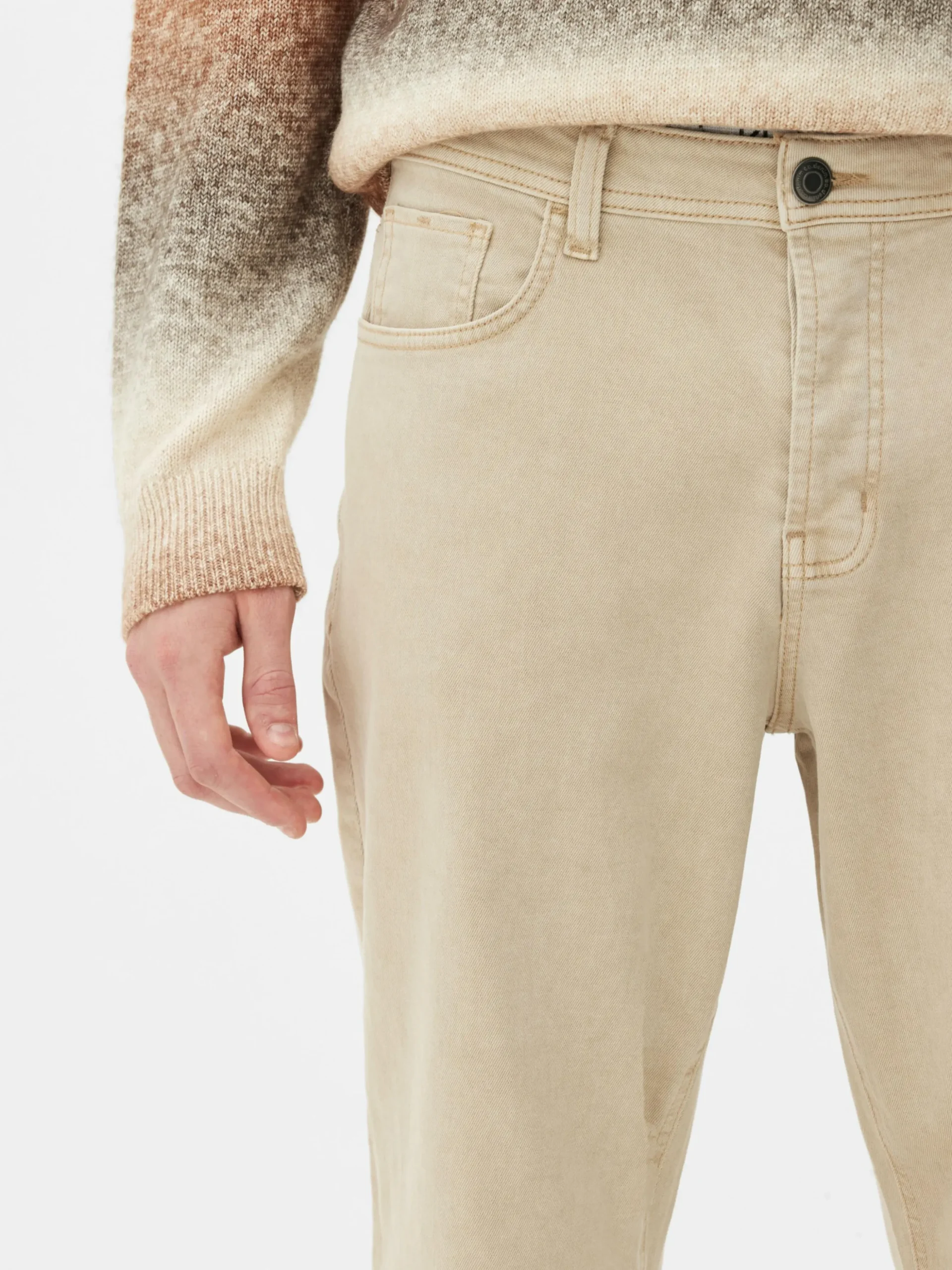 Stretch Straight Jeans