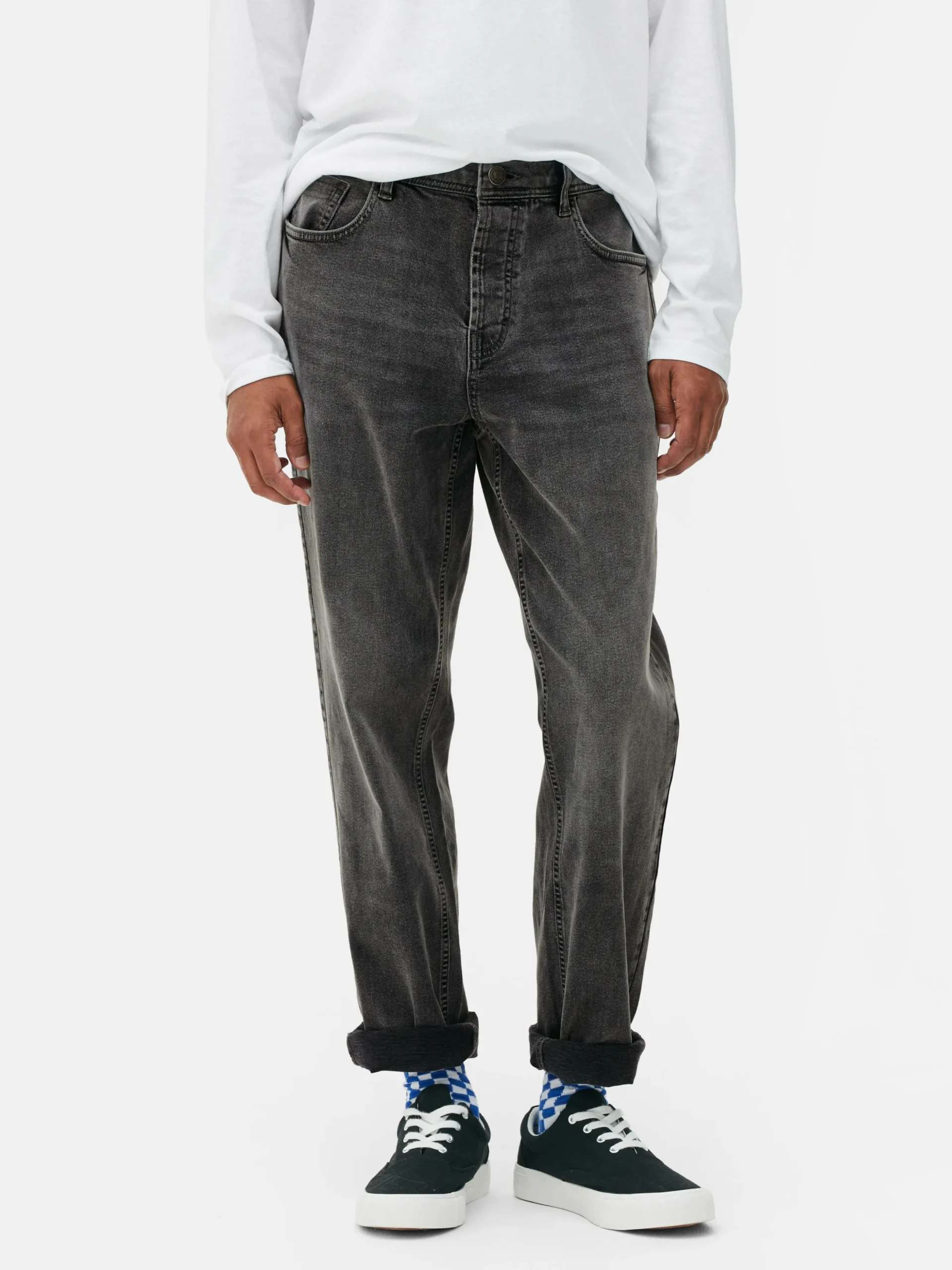 Stretch Straight Jeans