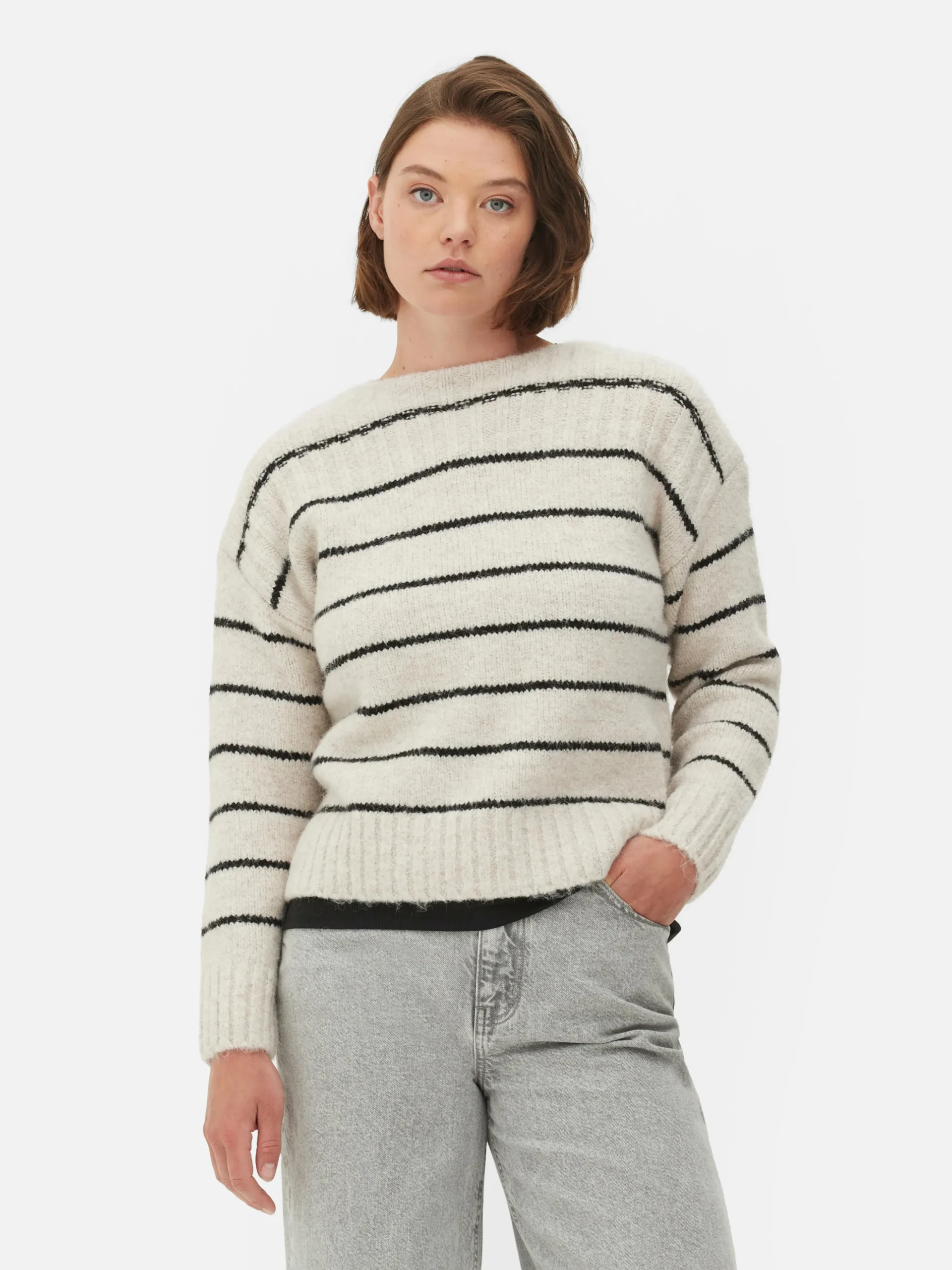 Stripe Boxy Jumper