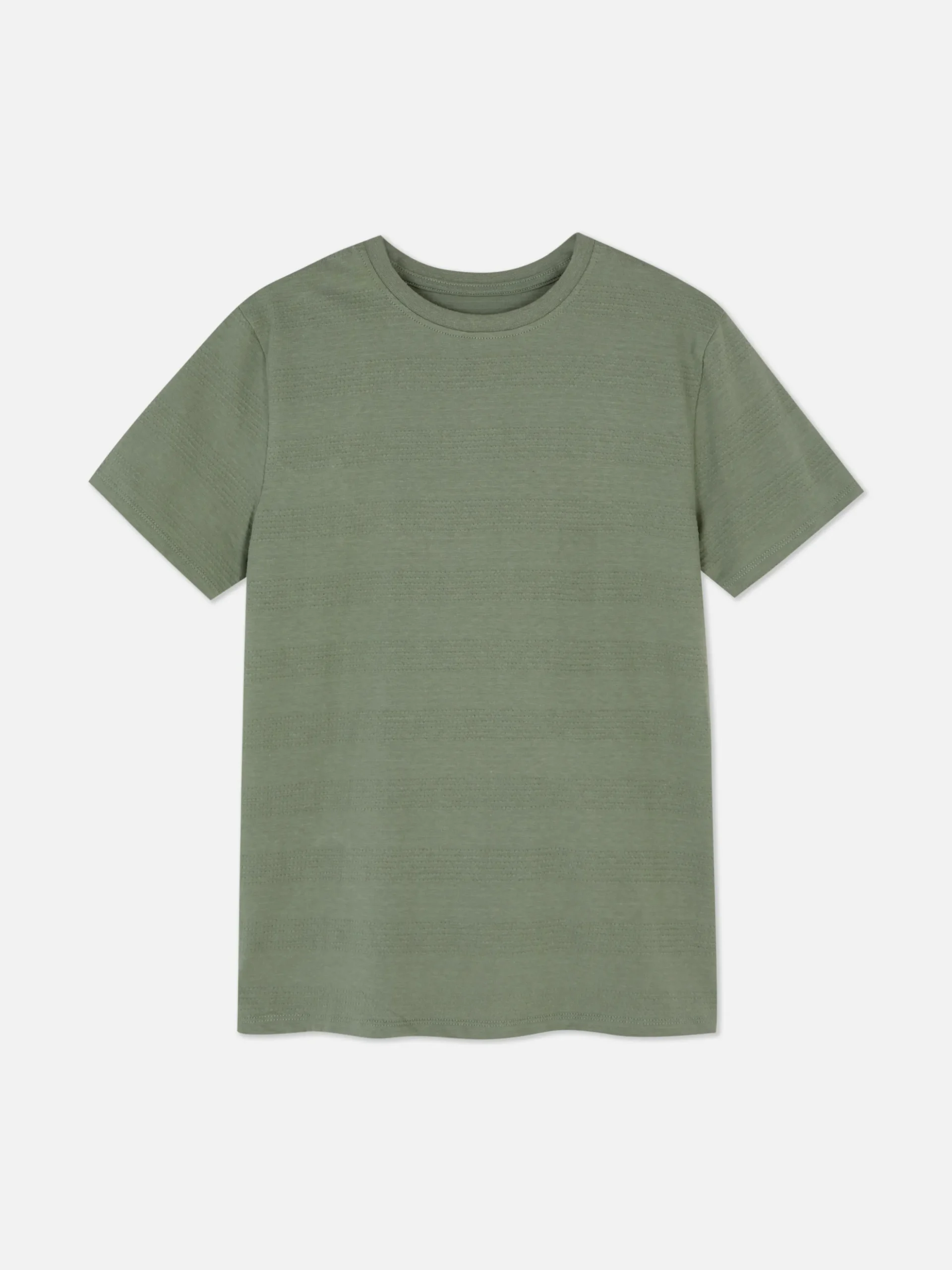Stripe Textured T-Shirt