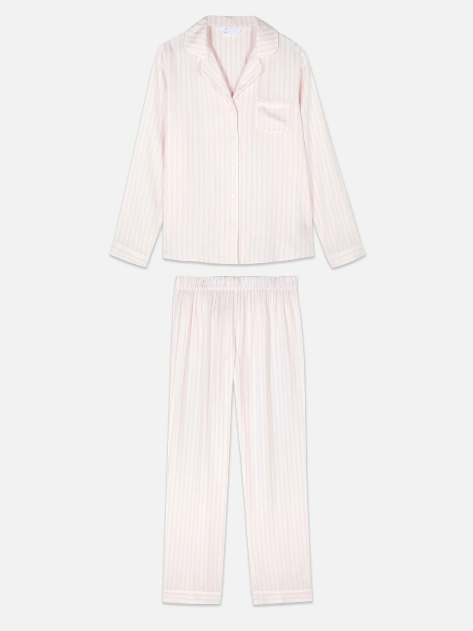 Striped Boyfriend Long Pajamas