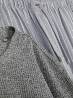 Striped Brushed Cotton Pajamas