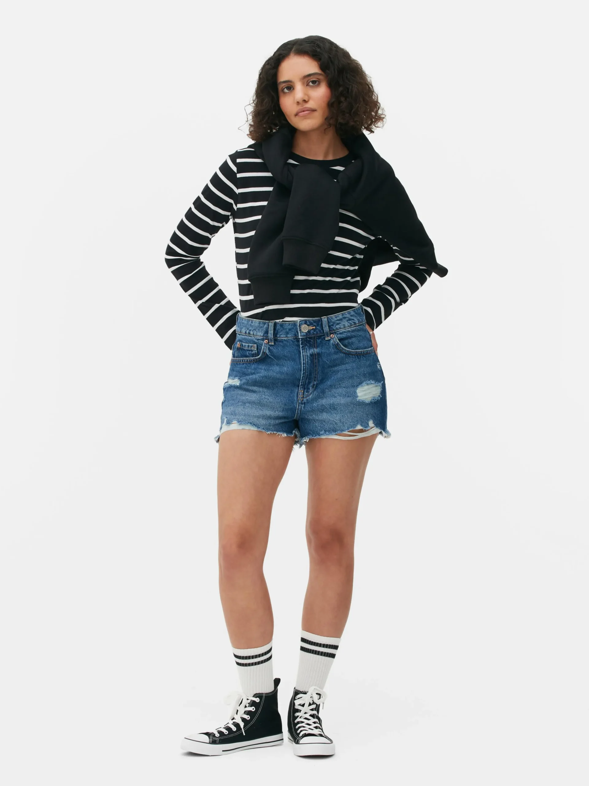 Striped Long Sleeve Top