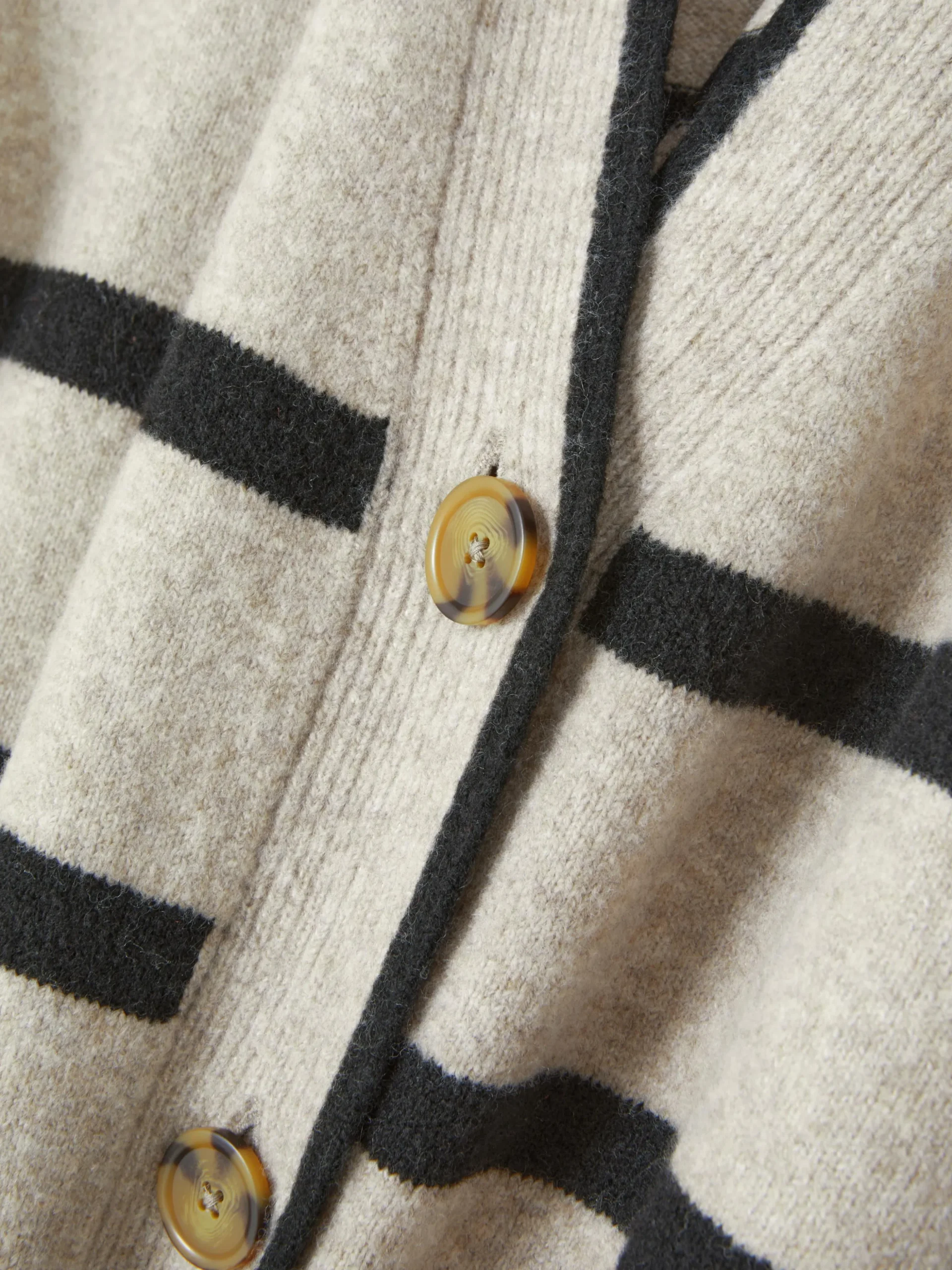Striped Longline Cardigan