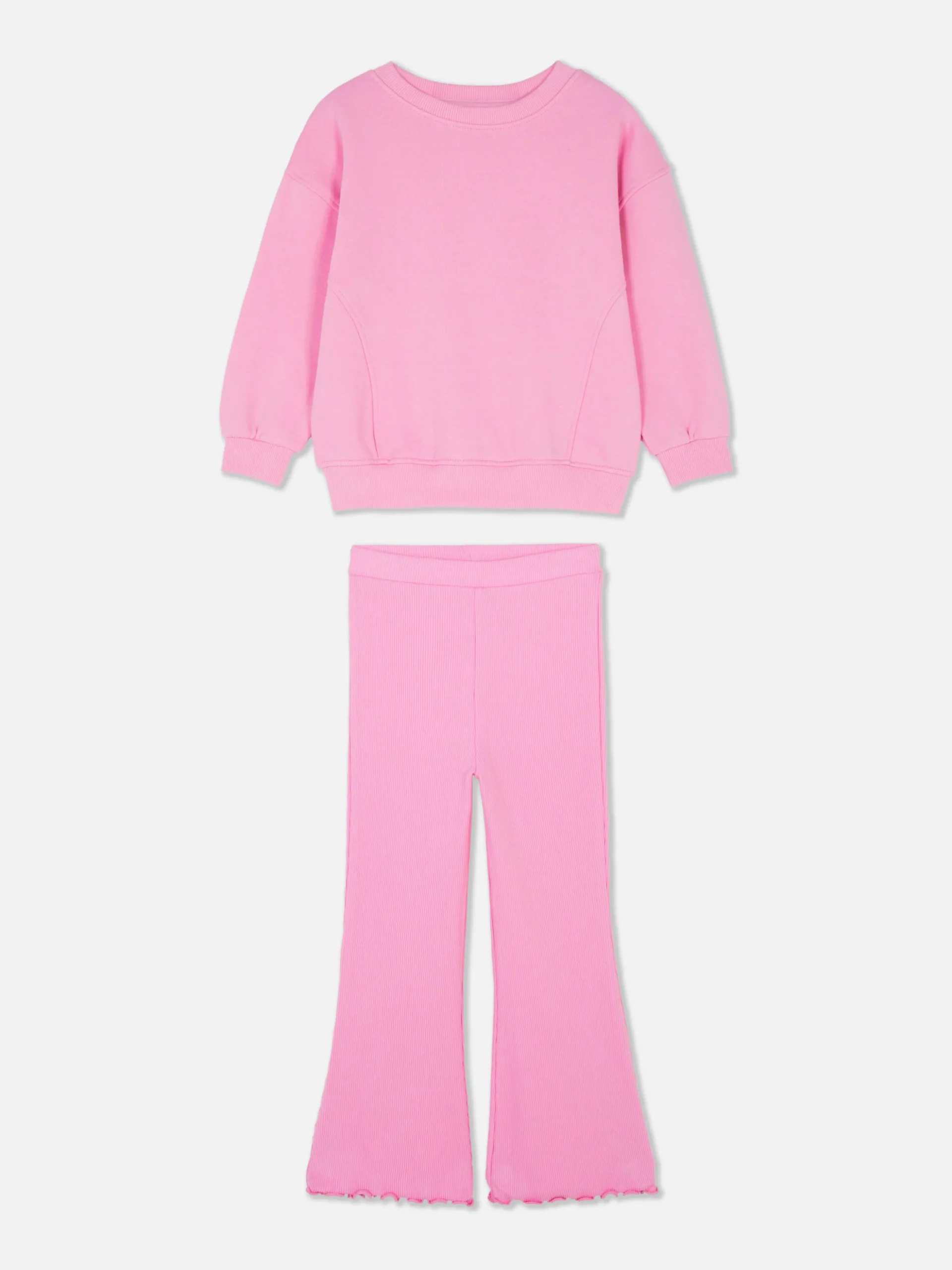 Sweatshirt And Flared Leggings Set