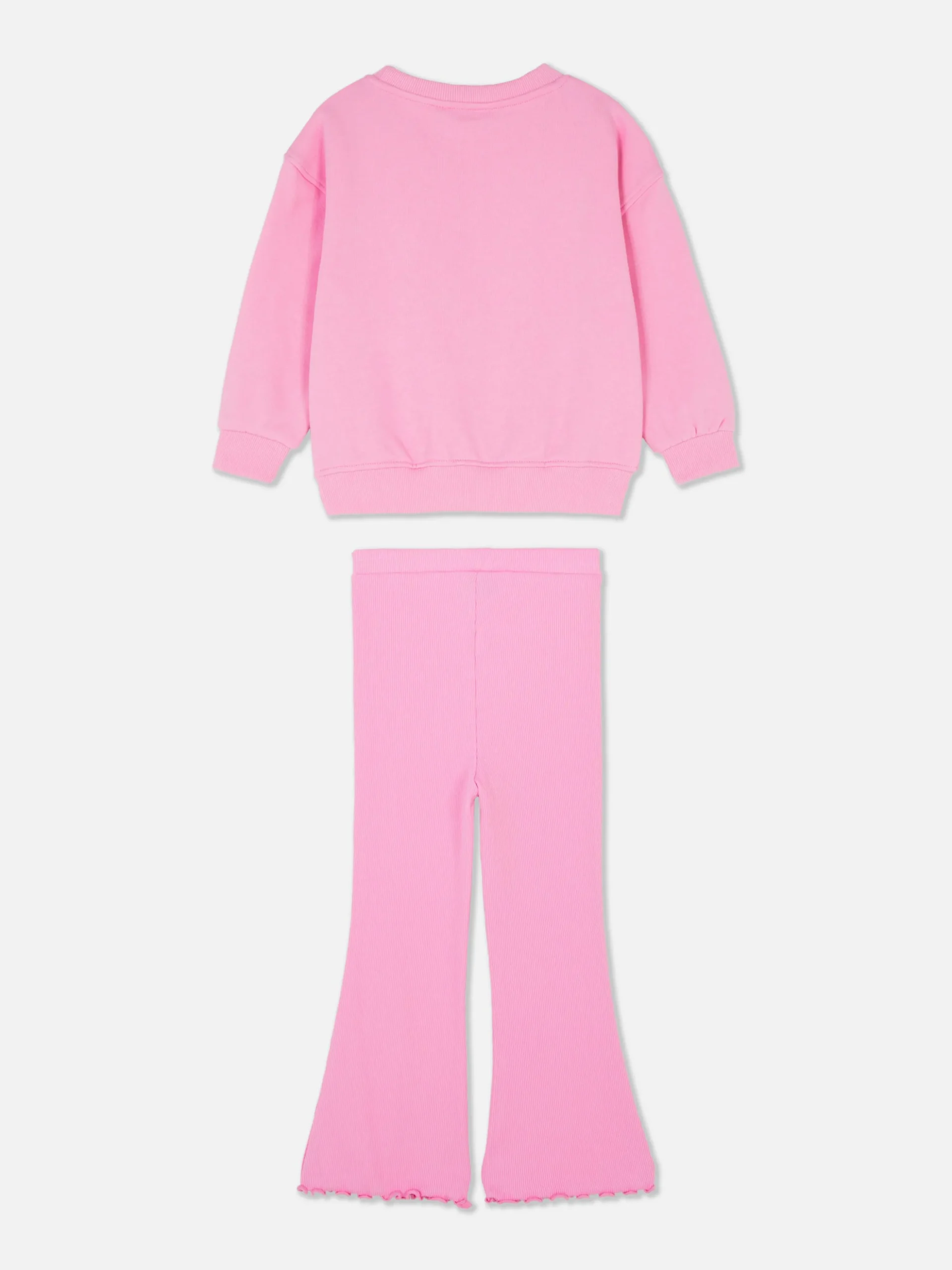 Sweatshirt And Flared Leggings Set