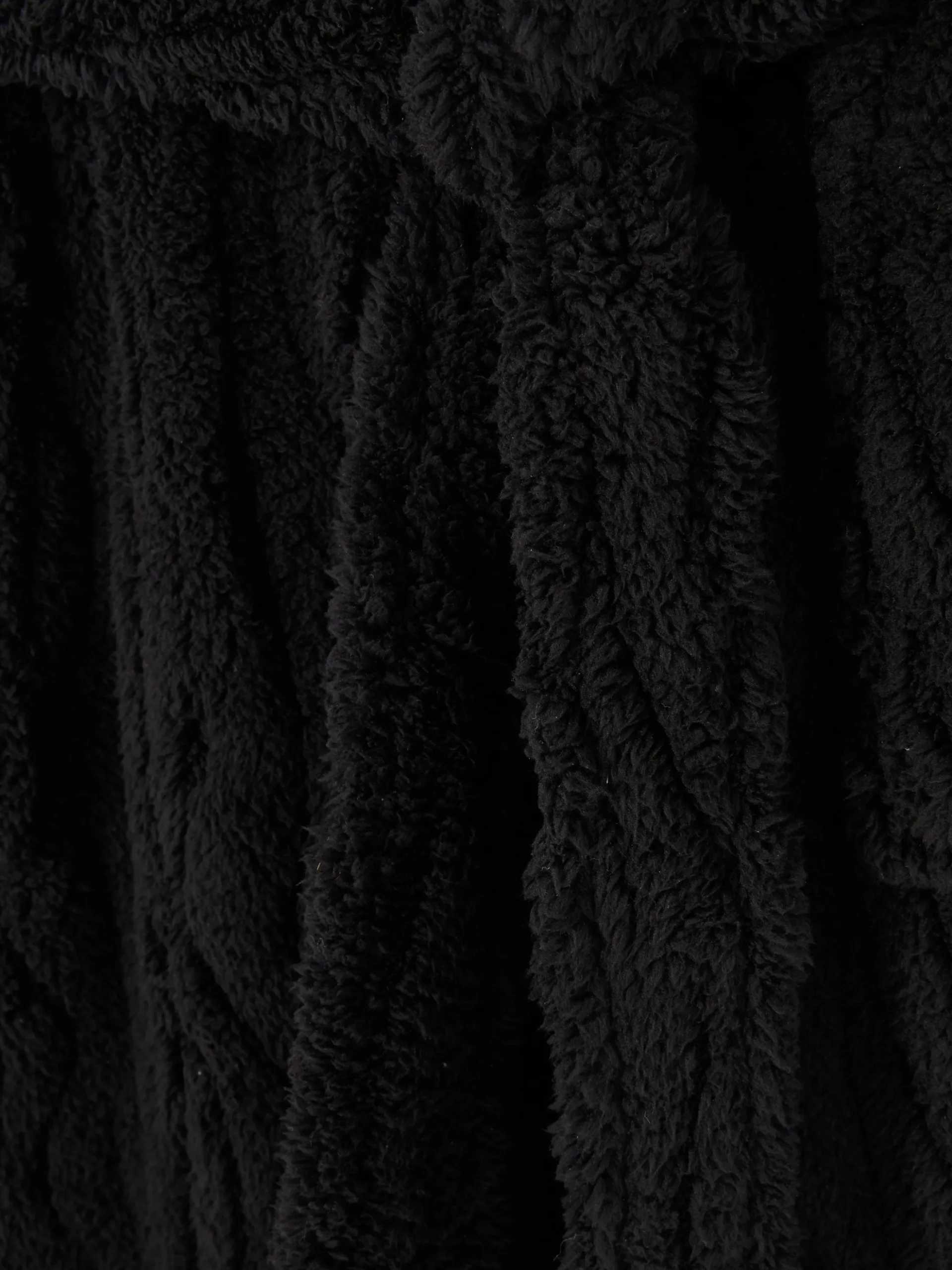 Textured Fleece Robe