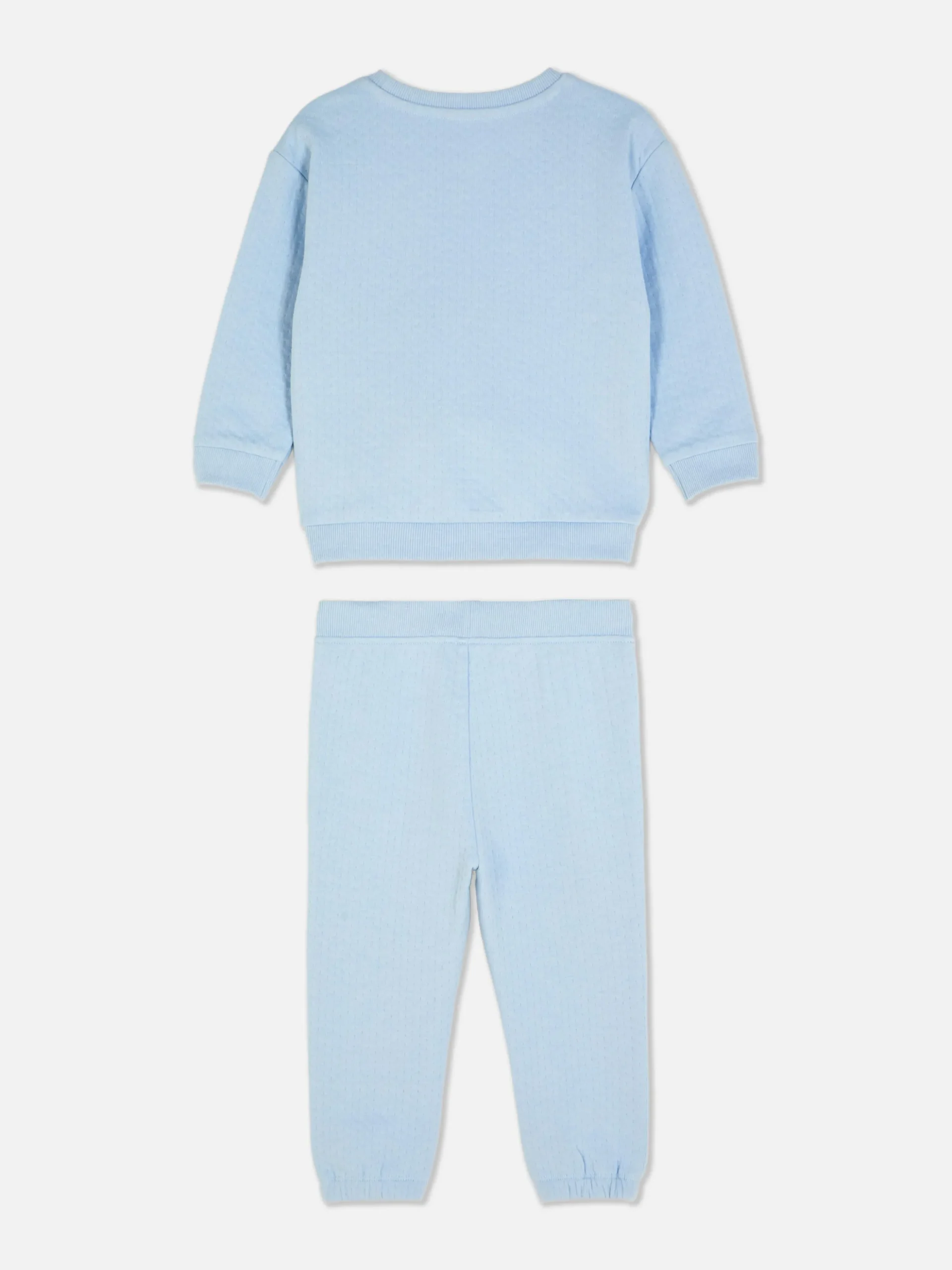 Textured Sweatshirt And Joggers Set