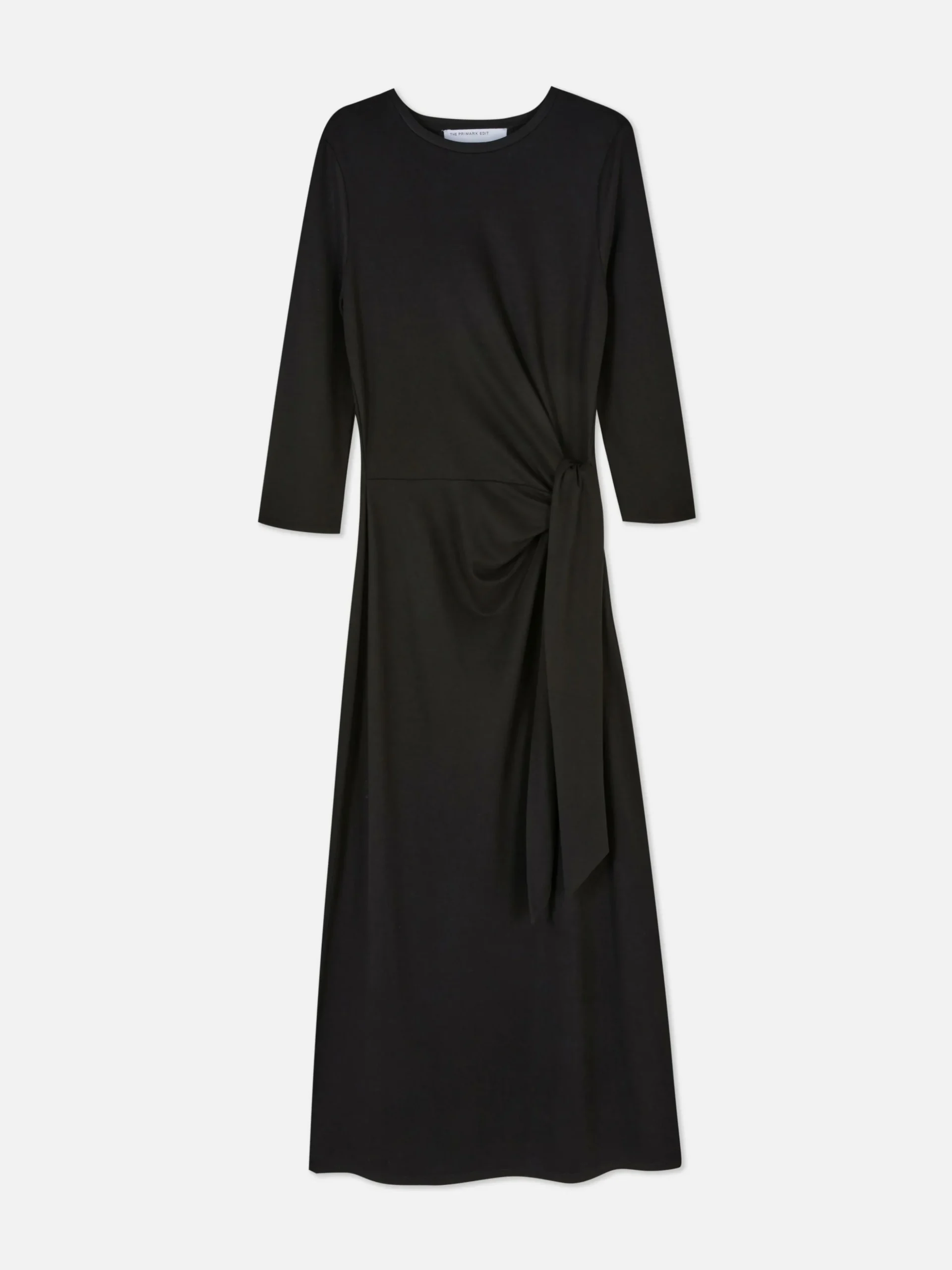The Edit Side Tie Jersey Dress
