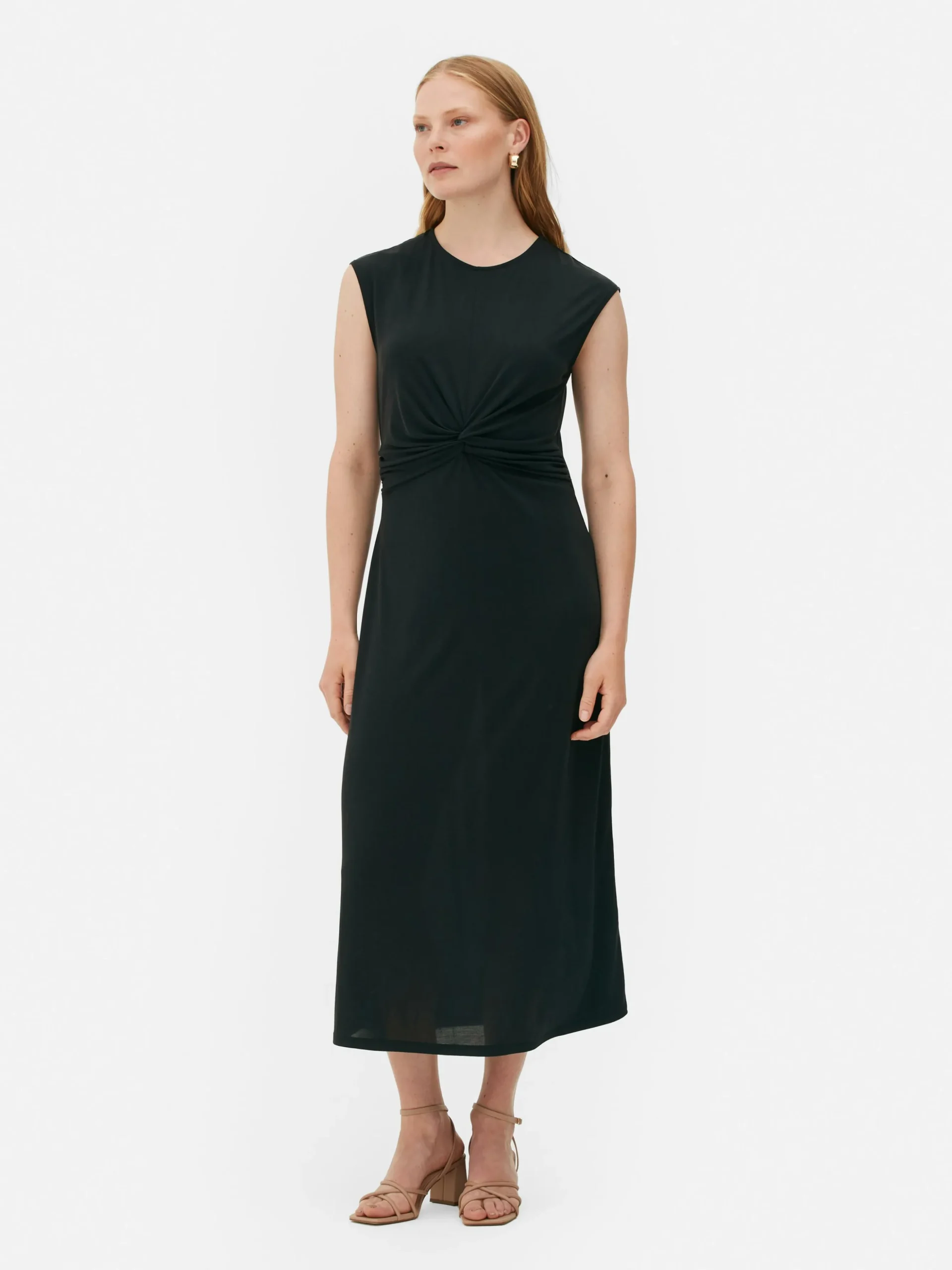 The Edit Twist Jersey Dress