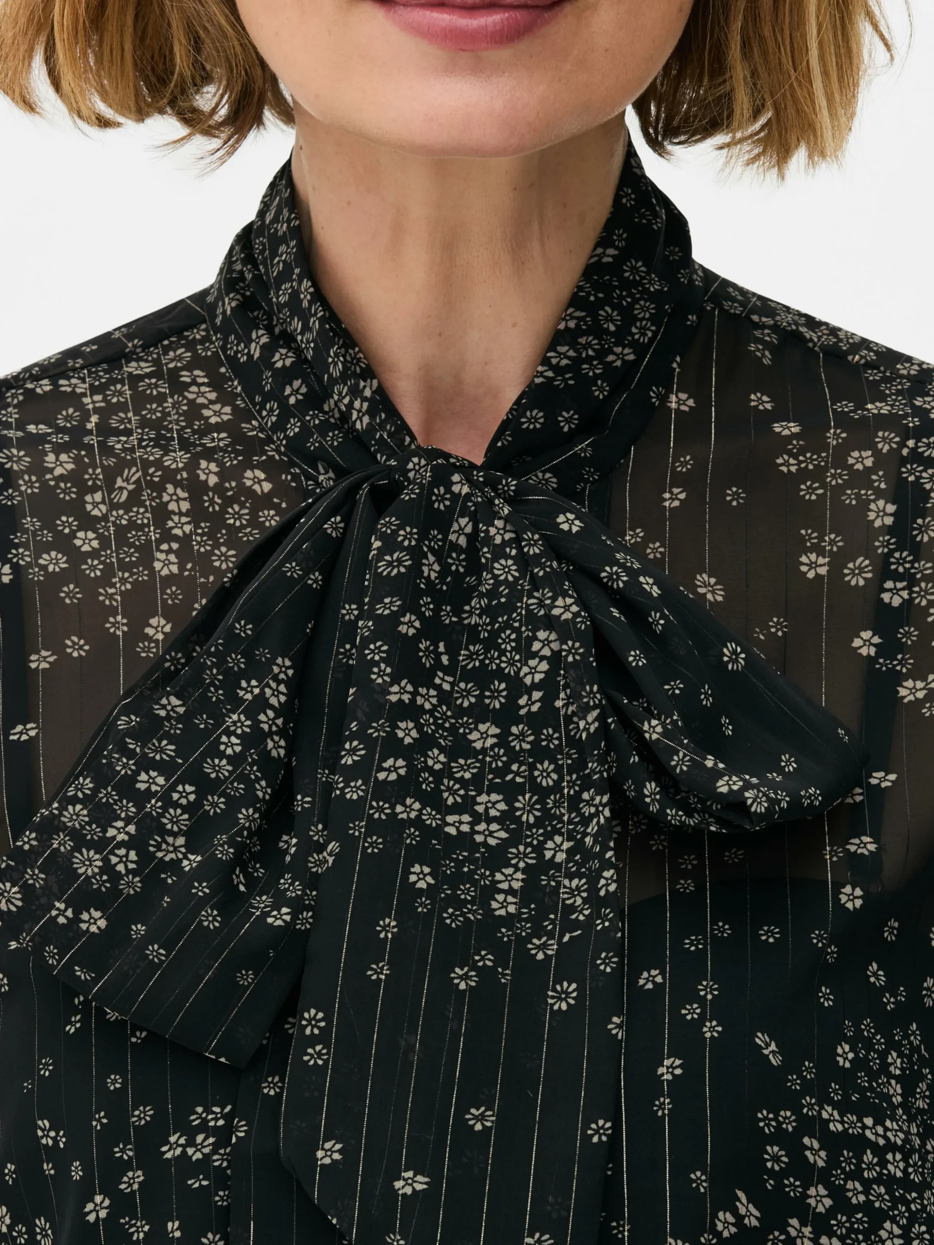 Tie Neck Blouse