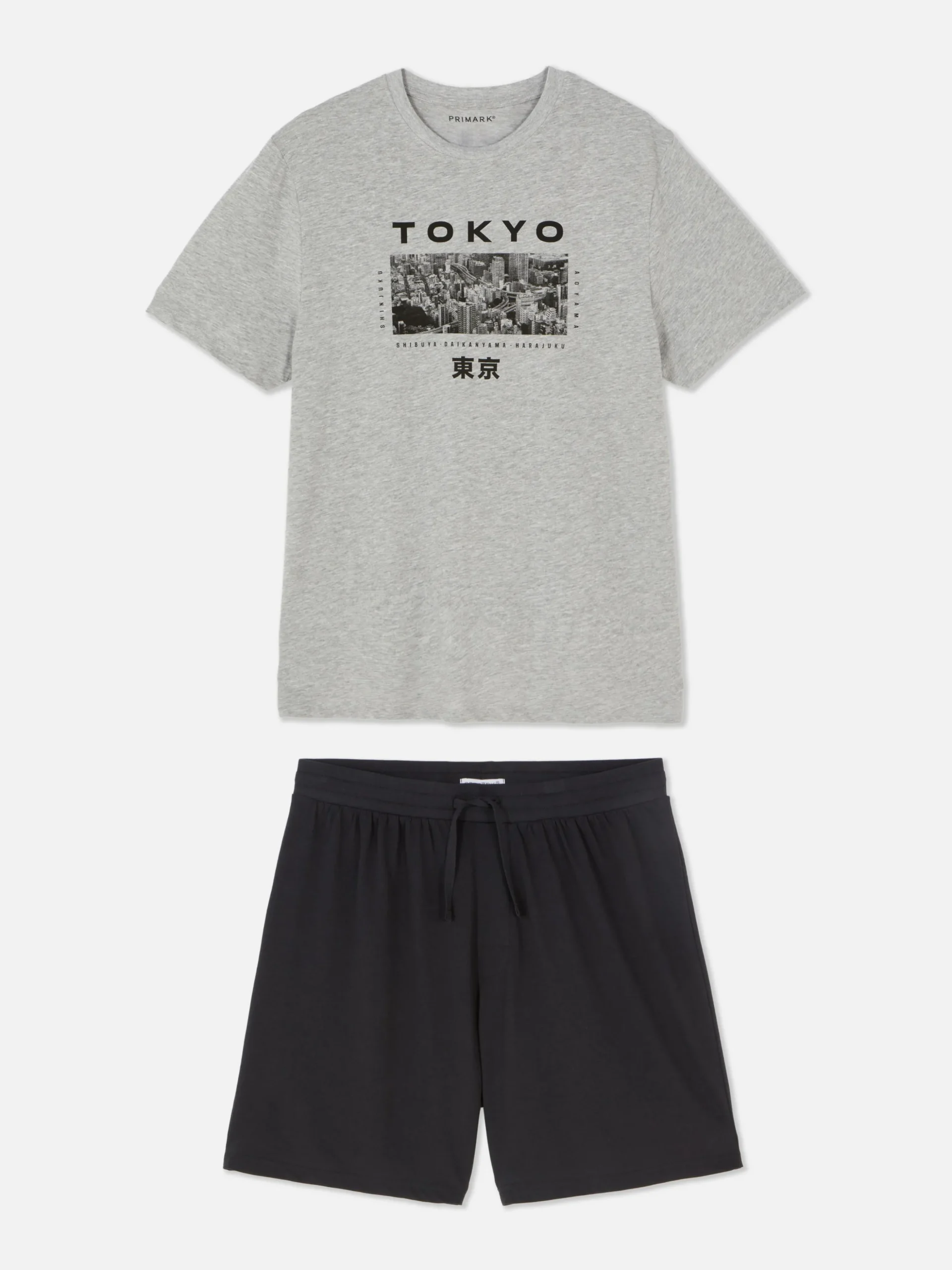 Tokyo T-Shirt And Shorts Pajamas