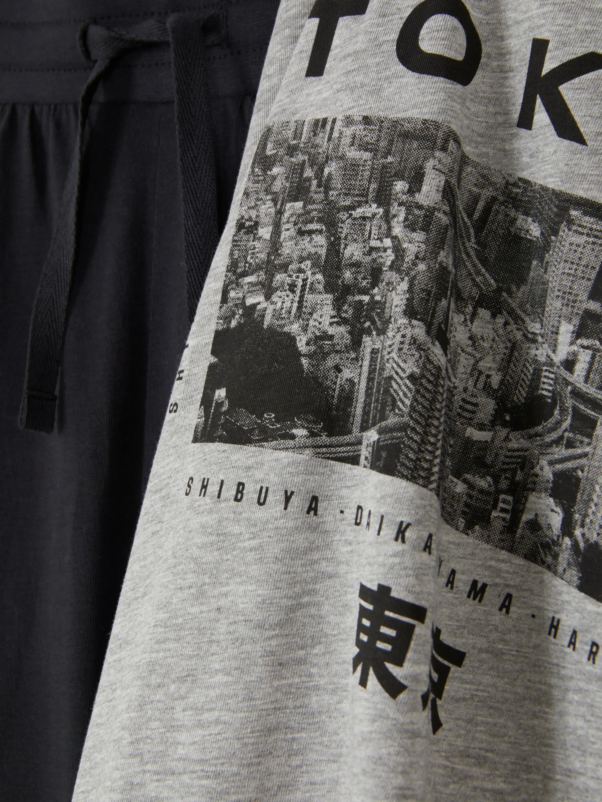Tokyo T-Shirt And Shorts Pajamas