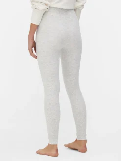 Velvet Plush Lined Heather Leggings