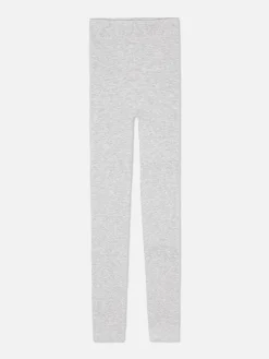 Velvet Plush Lined Heather Leggings