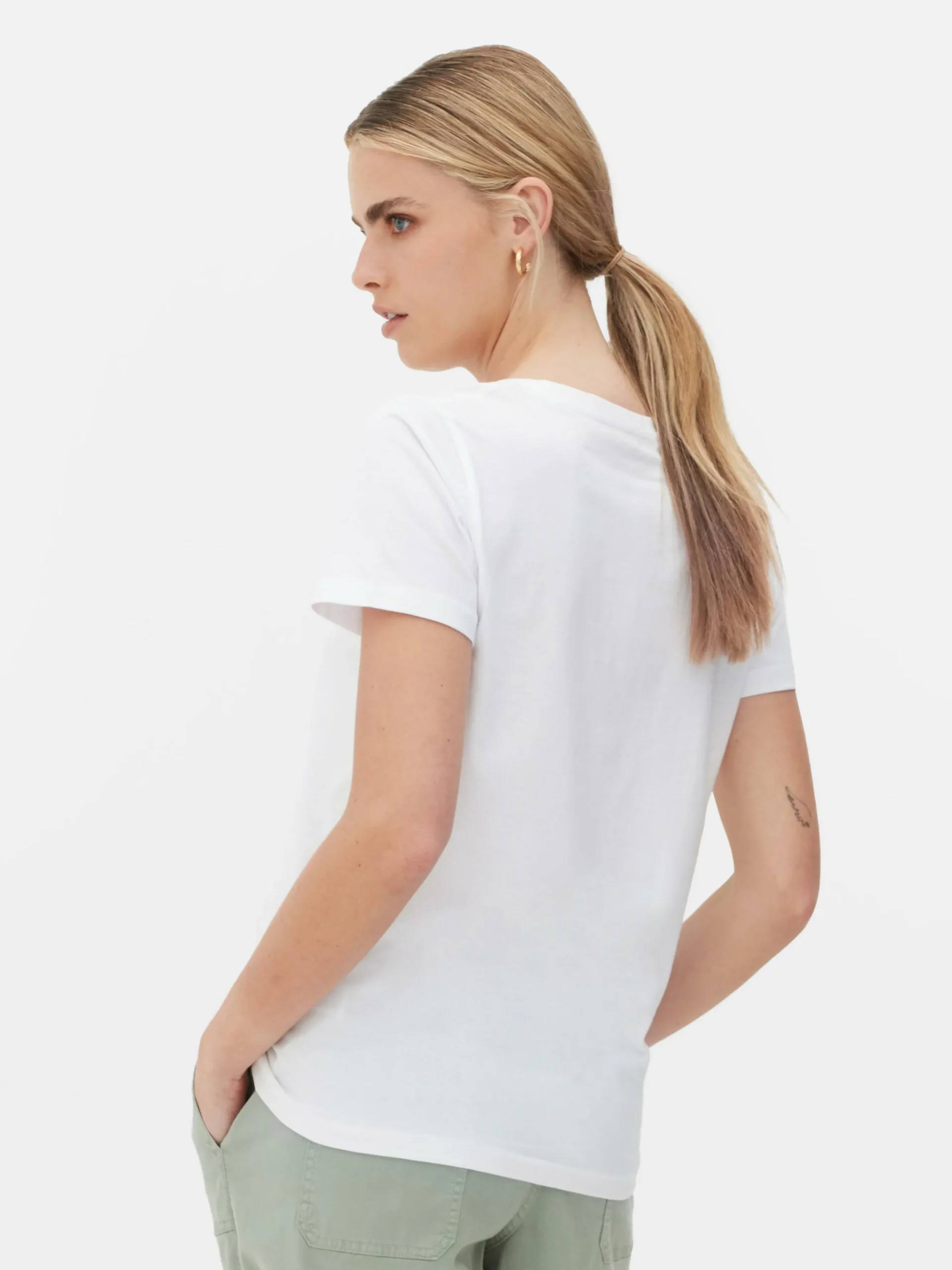 V-Neck Short Sleeve T-Shirt