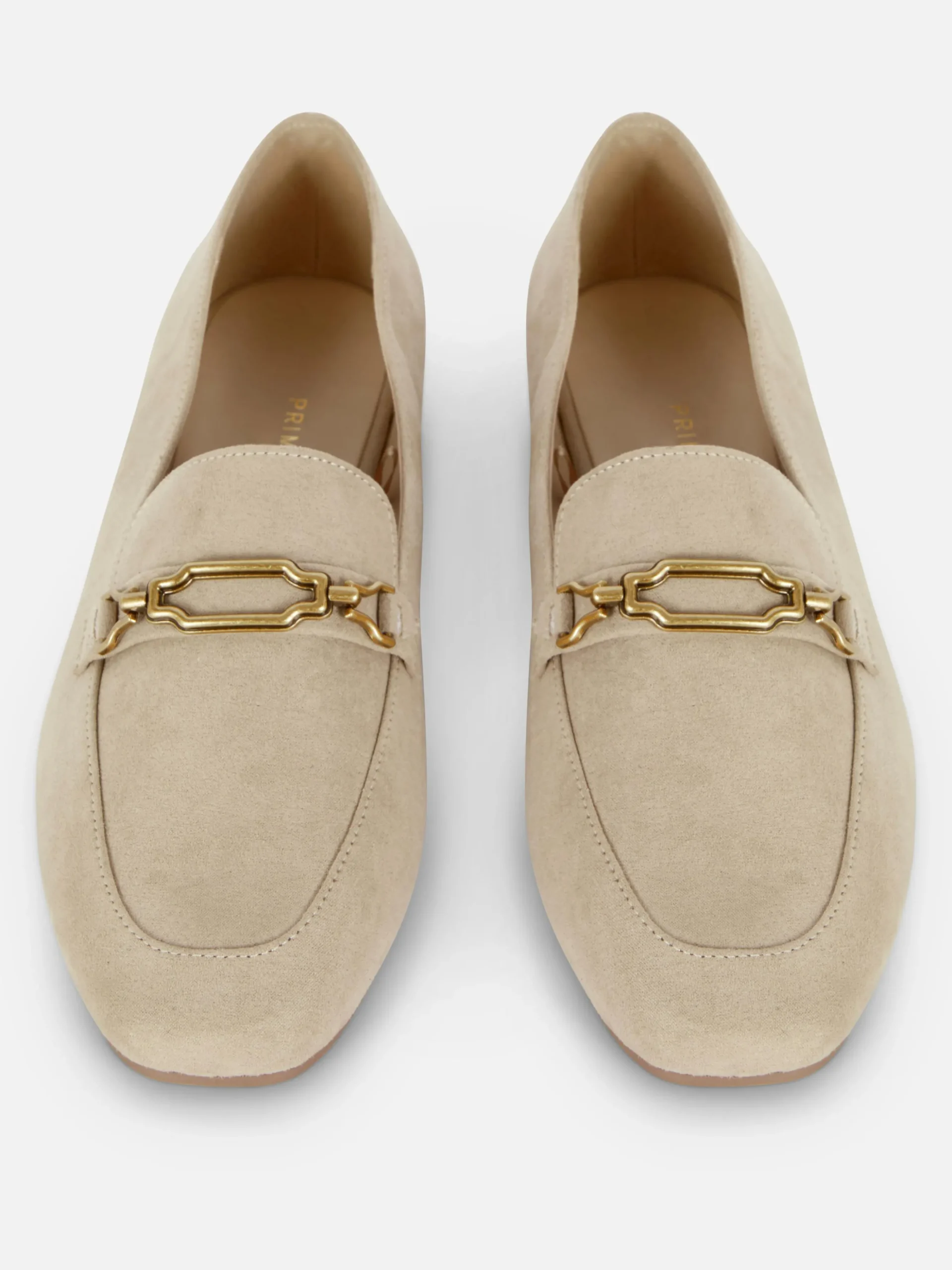 Wide Fit Chain Detail Loafers