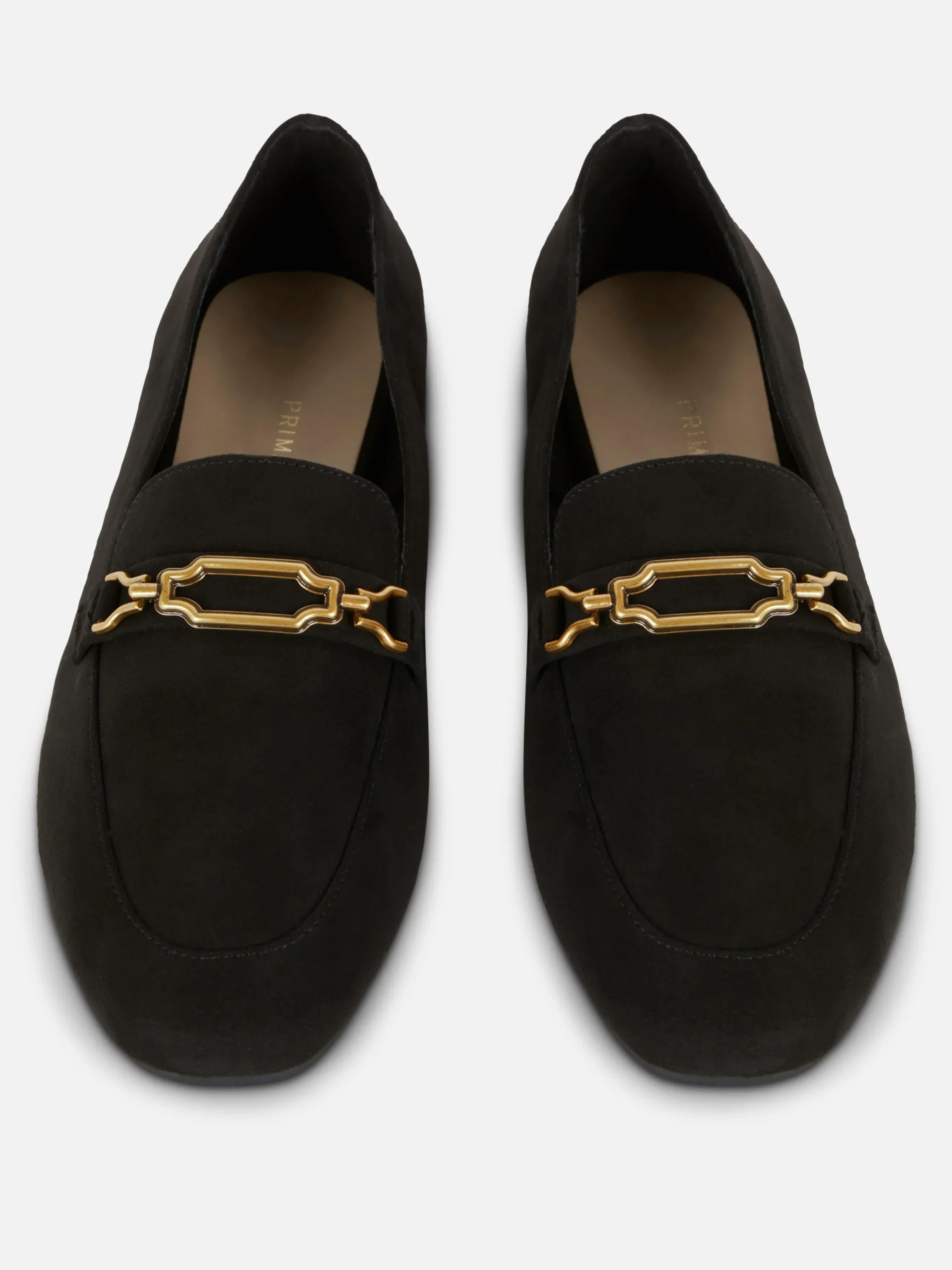 Wide Fit Chain Detail Loafers