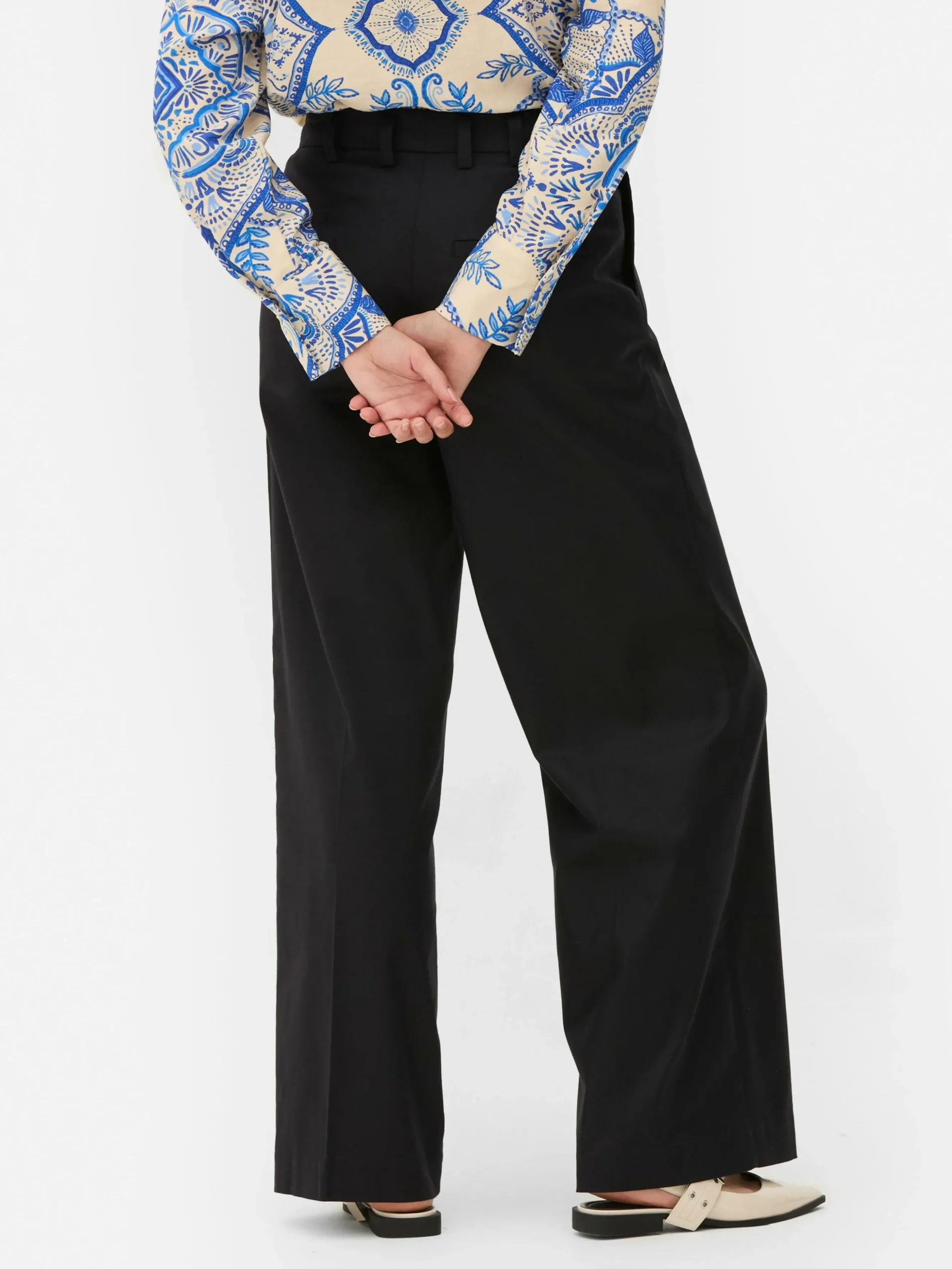 Wide Leg Chinos