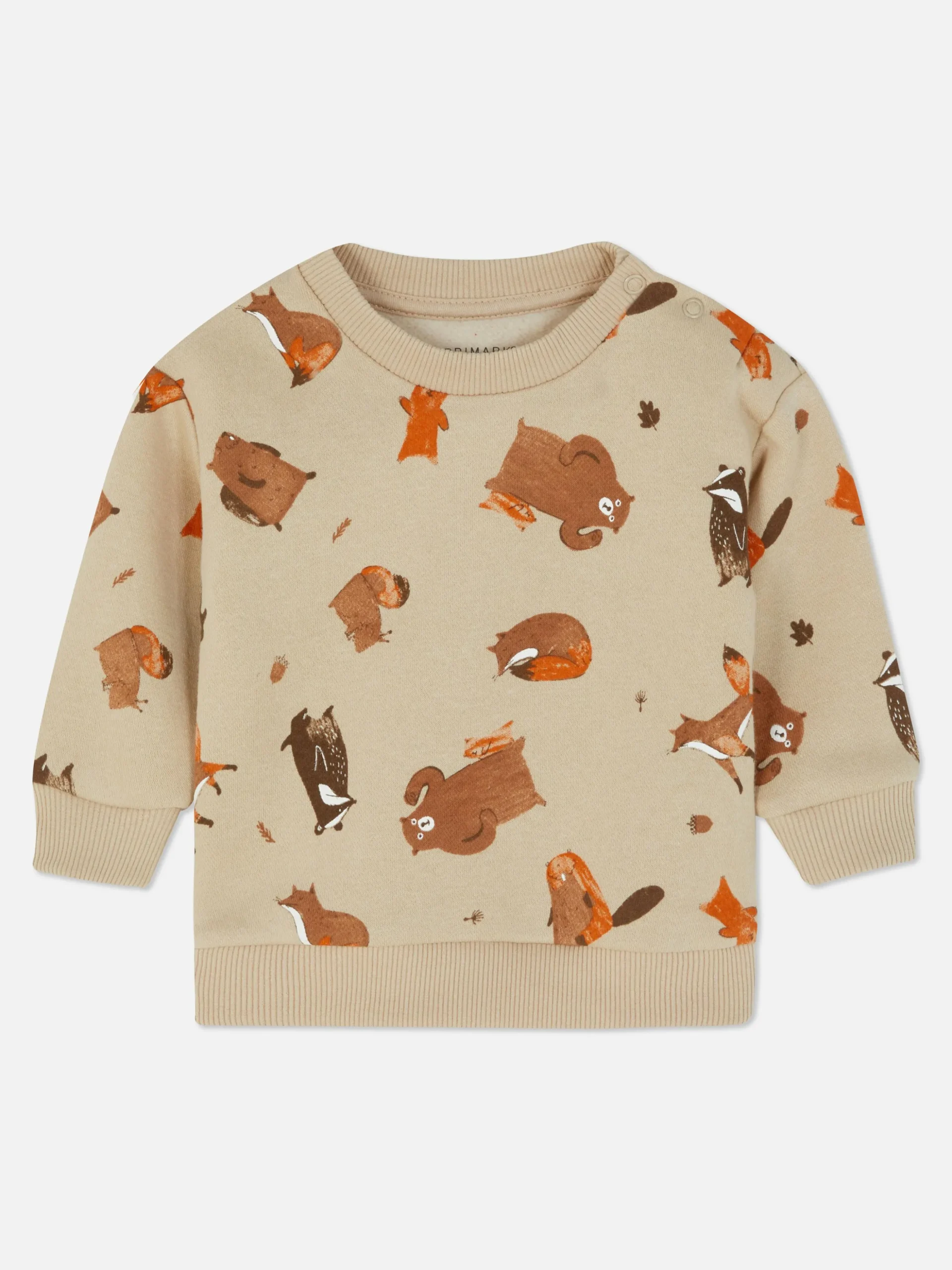 Woodland Animal Crew Sweatshirt