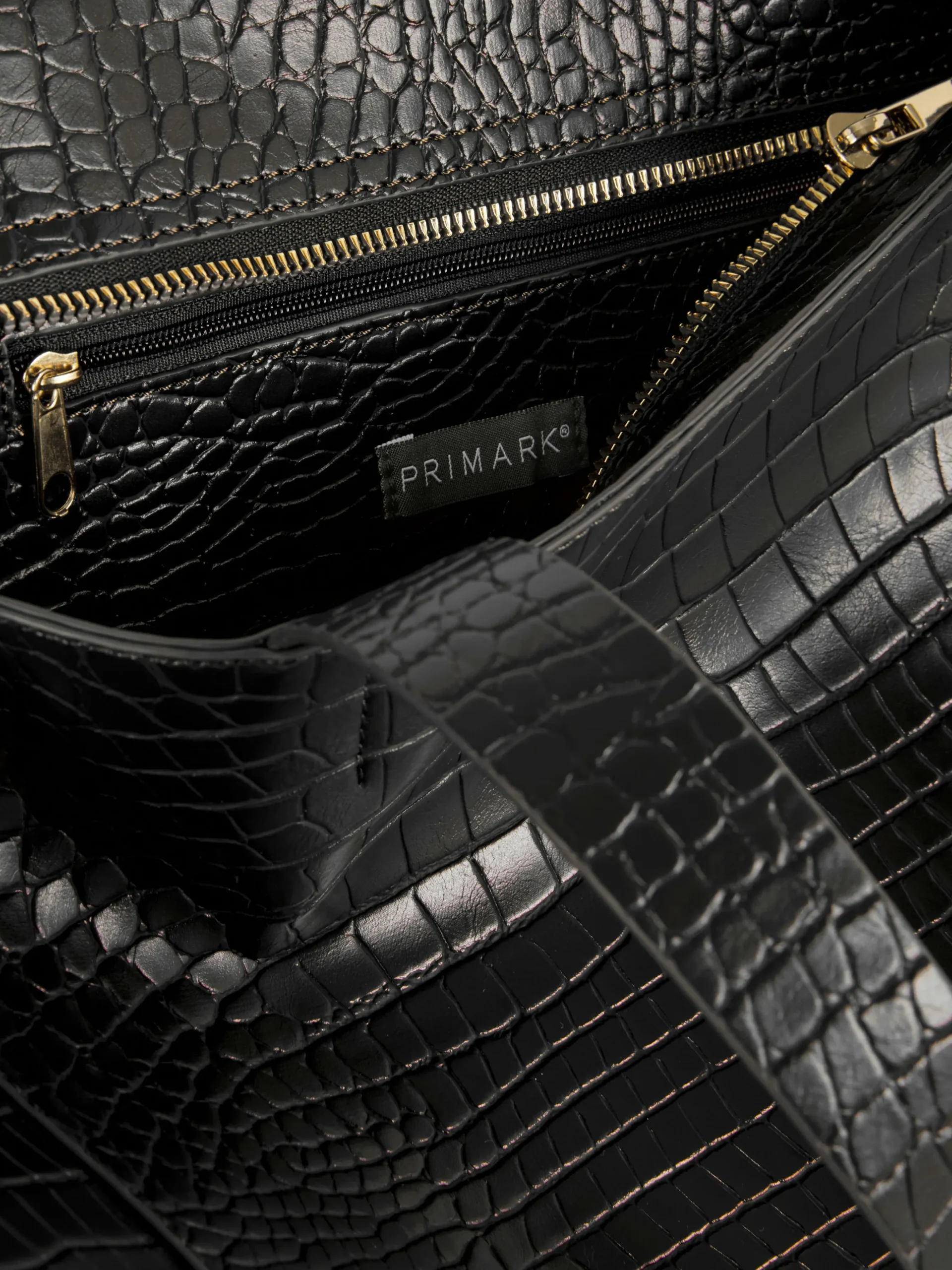 XL Mock Croc Shopper