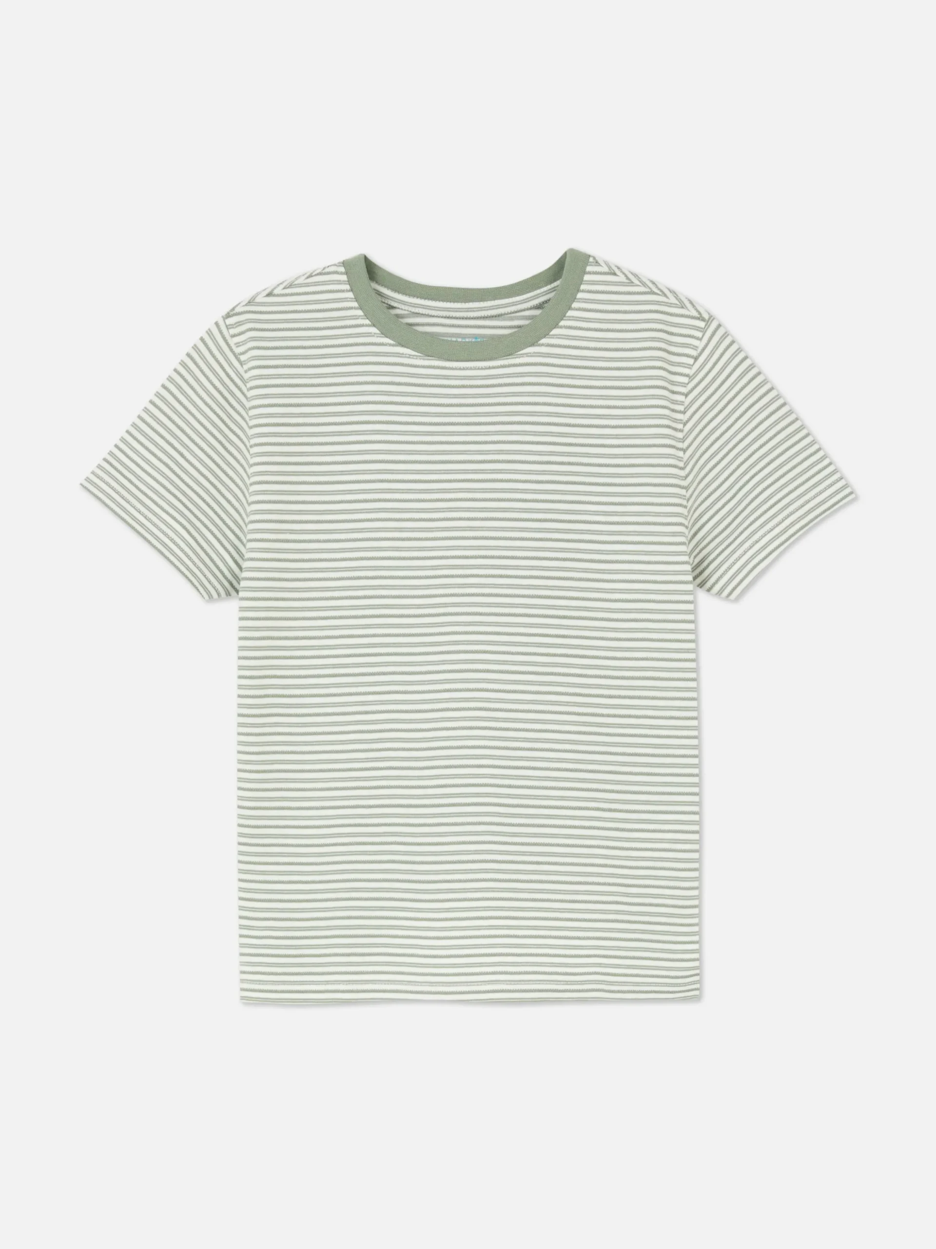 Younger Boy Jacquard Striped T-Shirt