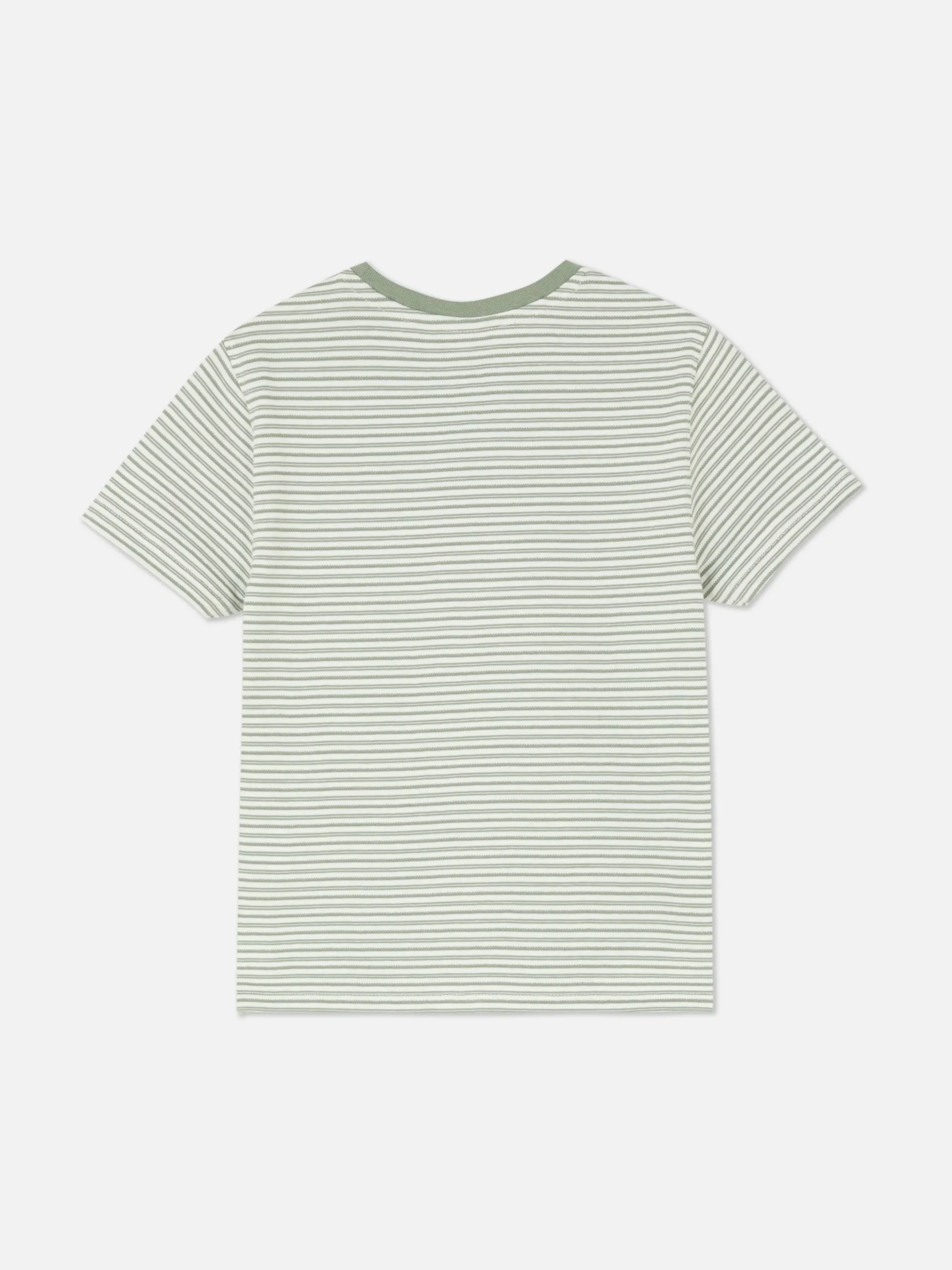 Younger Boy Jacquard Striped T-Shirt