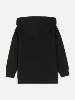 Younger Boy Textured Zip Hoodie