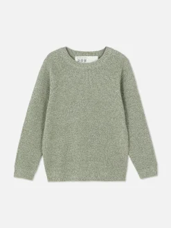 Younger Boy Waffle Knit Sweater