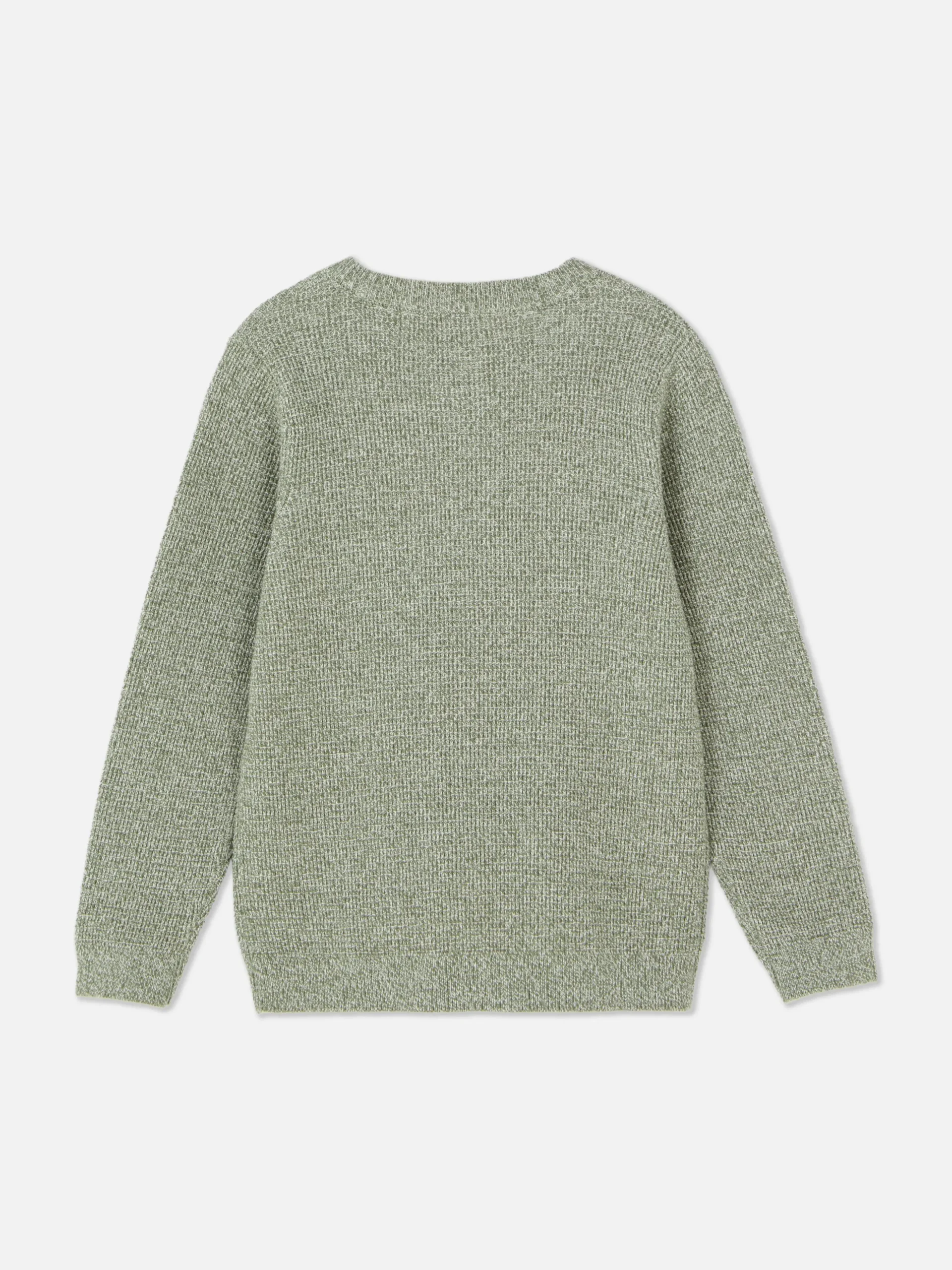 Younger Boy Waffle Knit Sweater